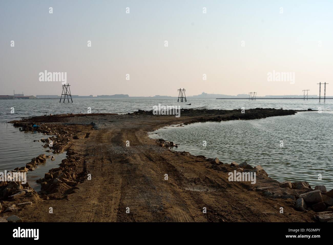 pylons-and-road-flooded-by-lake-near-lokbatan-azerbaijan-a-recently