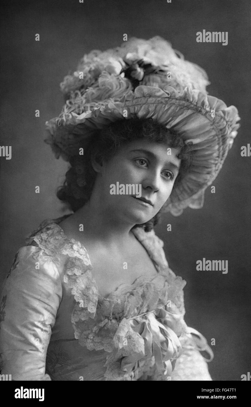 KATE RORKE (1866-1945). /nEnglish actress. Photograph by W. & D. Downey ...