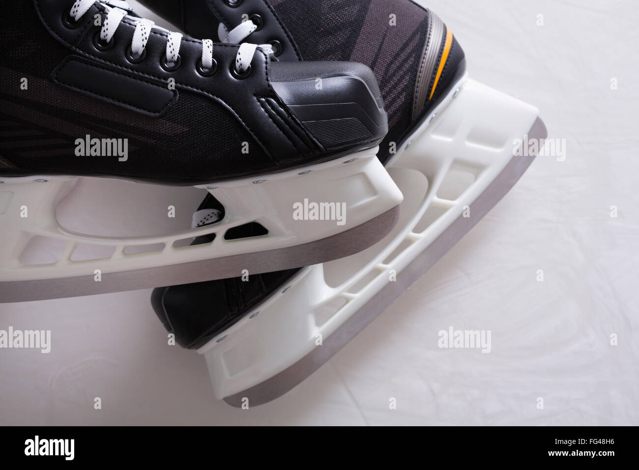 Studio shot of ice skates Stock Photo