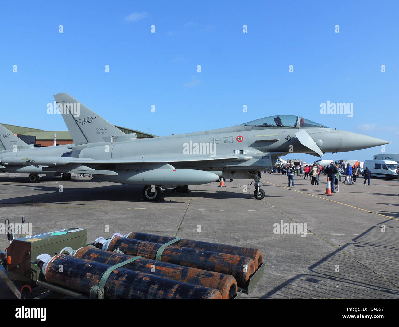 Mm7297 A Eurofighter F 00a Typhoon Of The Italian Air Force On Stock Photo Alamy