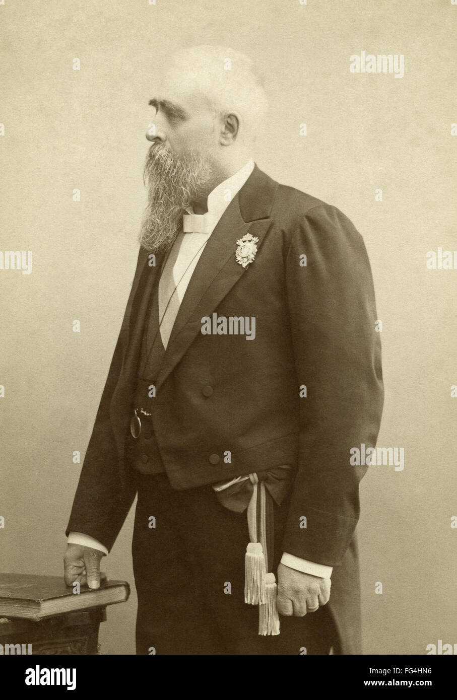 STATESMAN, c1880. /nPortrait of a statesman, photographed in Paris, c1880. Stock Photo