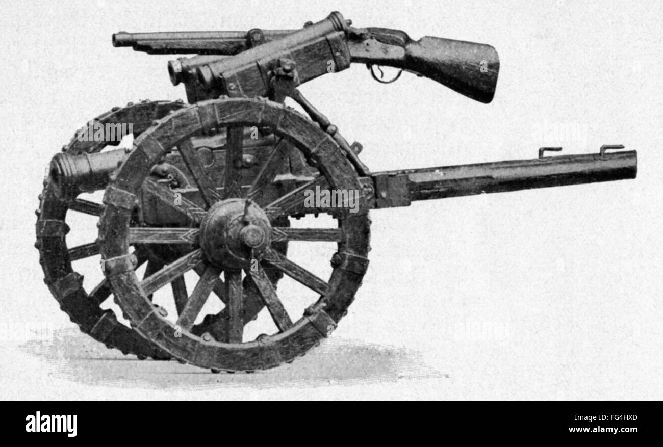 THIRTY YEARS WAR: CANNON. /nA Bavarian cannon from the Thirty Years War, 1620s. Photograph. Stock Photo