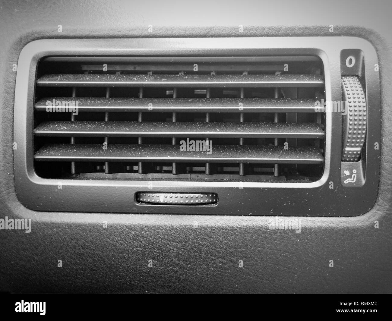 CloseUp Of Air Vent In Car Stock Photo Alamy