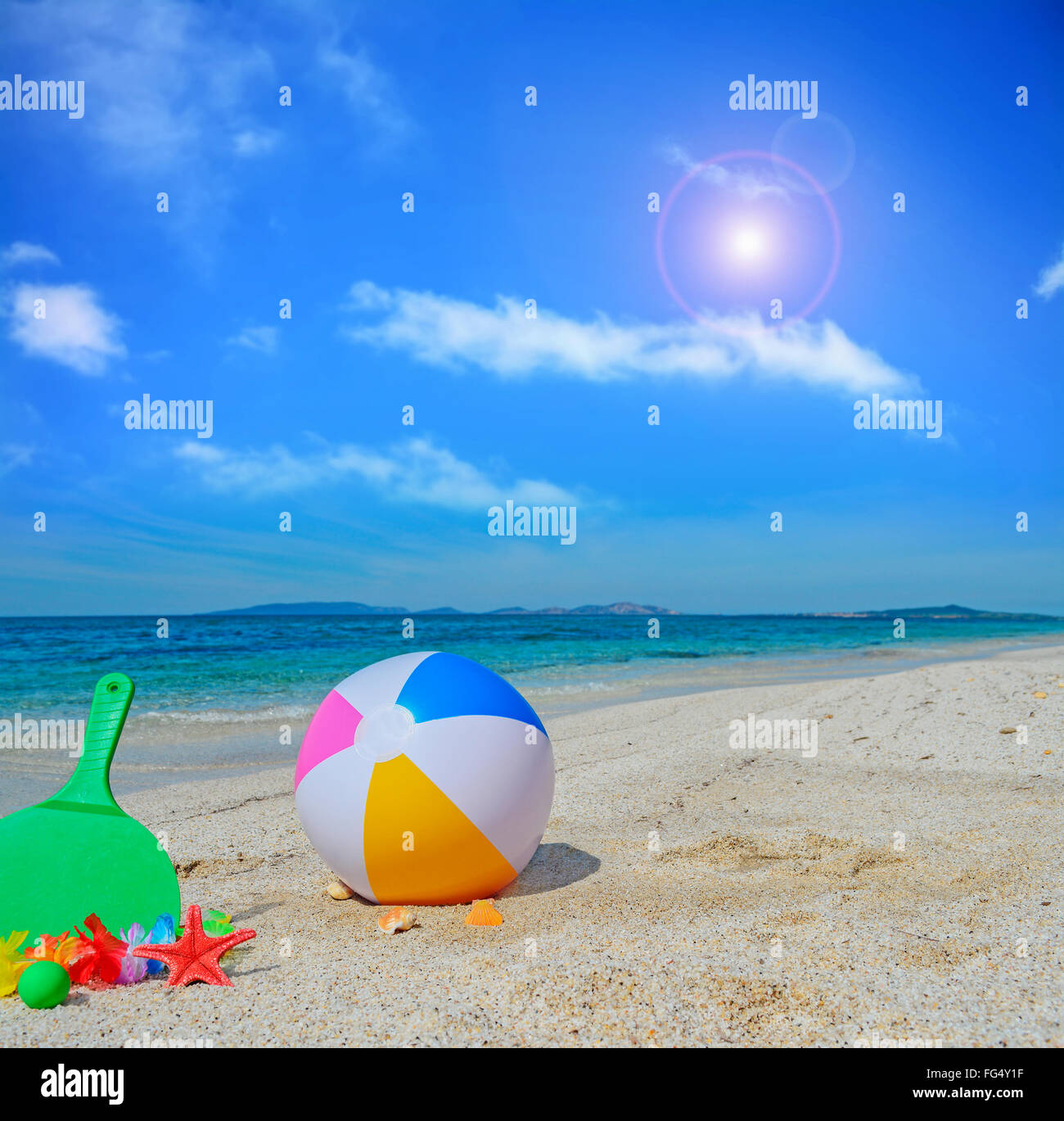 sun beach ball