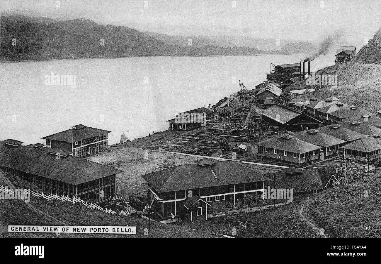 PANAMA PORTOBELO. /nView of Portobelo (Porto Bello), Panama. Photo