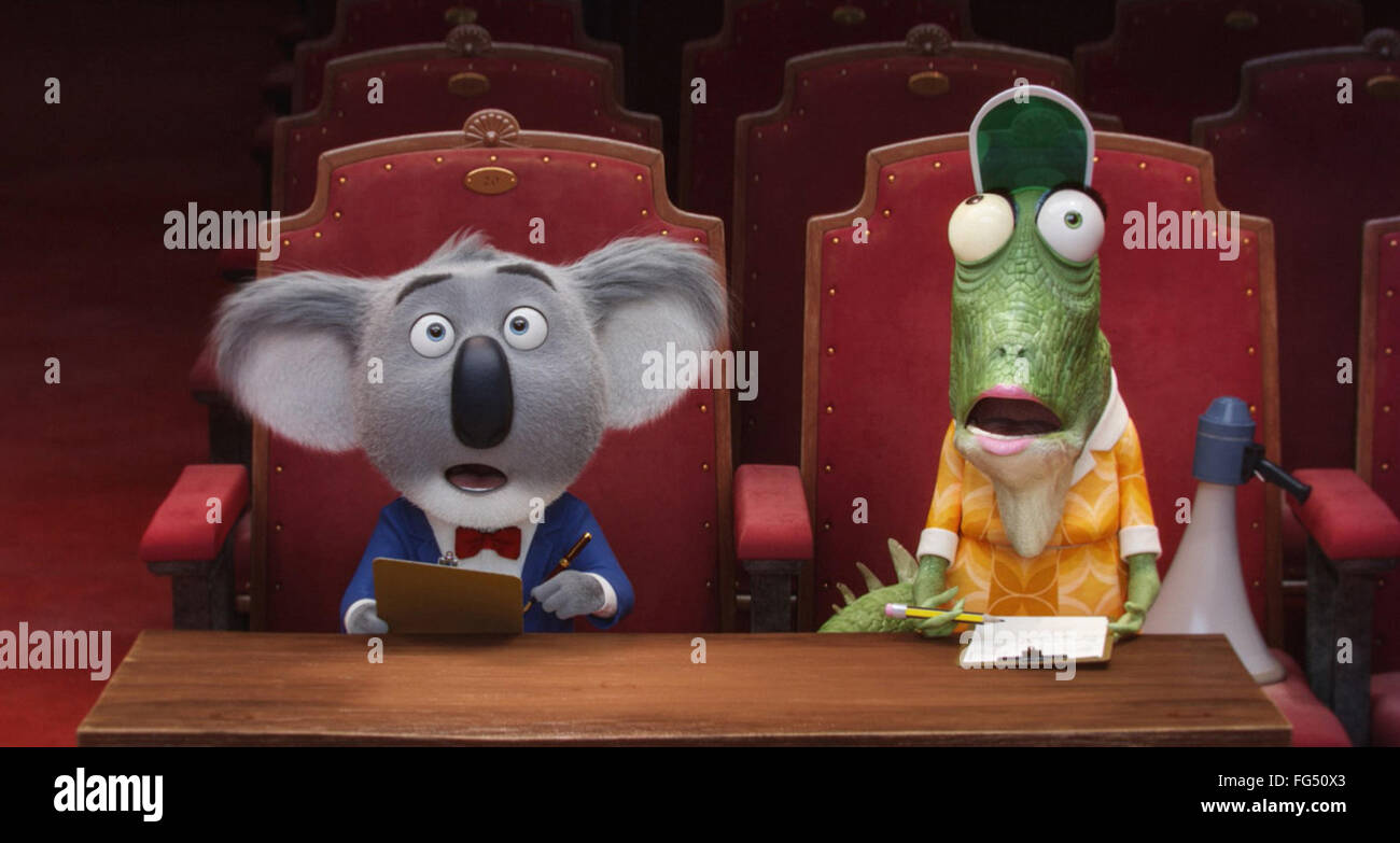 Sing is an upcoming American computer-animated musical comedy film directed and written by Garth Jennings, and produced by Illumination Entertainment This photograph is for editorial use only and is the copyright of Sing is an upcoming American computer-animated musical comedy film directed and written by Garth Jennings, and produced by Illumination Entertainment This photograph is for editorial use only and is the copyright of