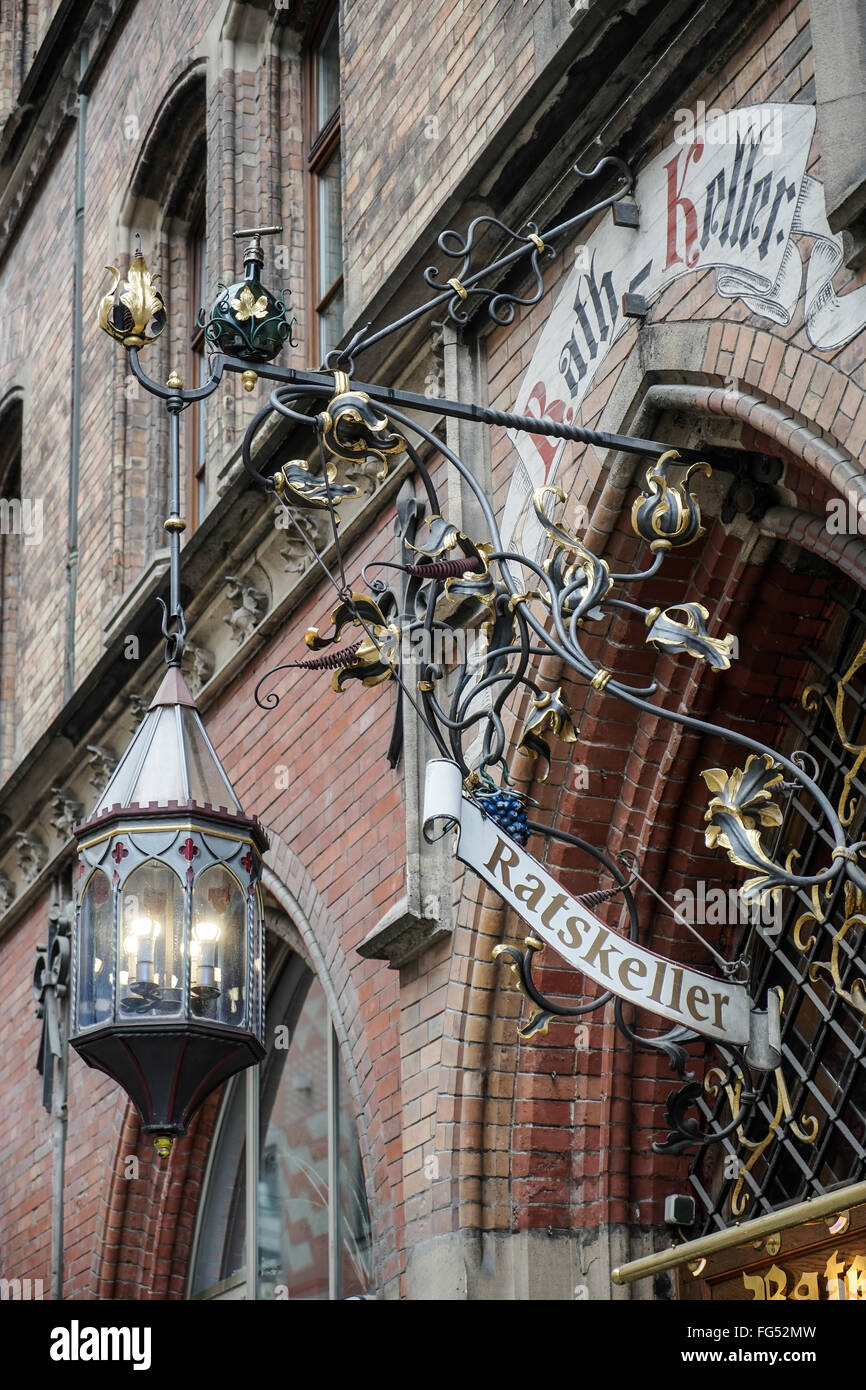 German Ratskeller Ratskeller in Munich Stock Photo - Alamy