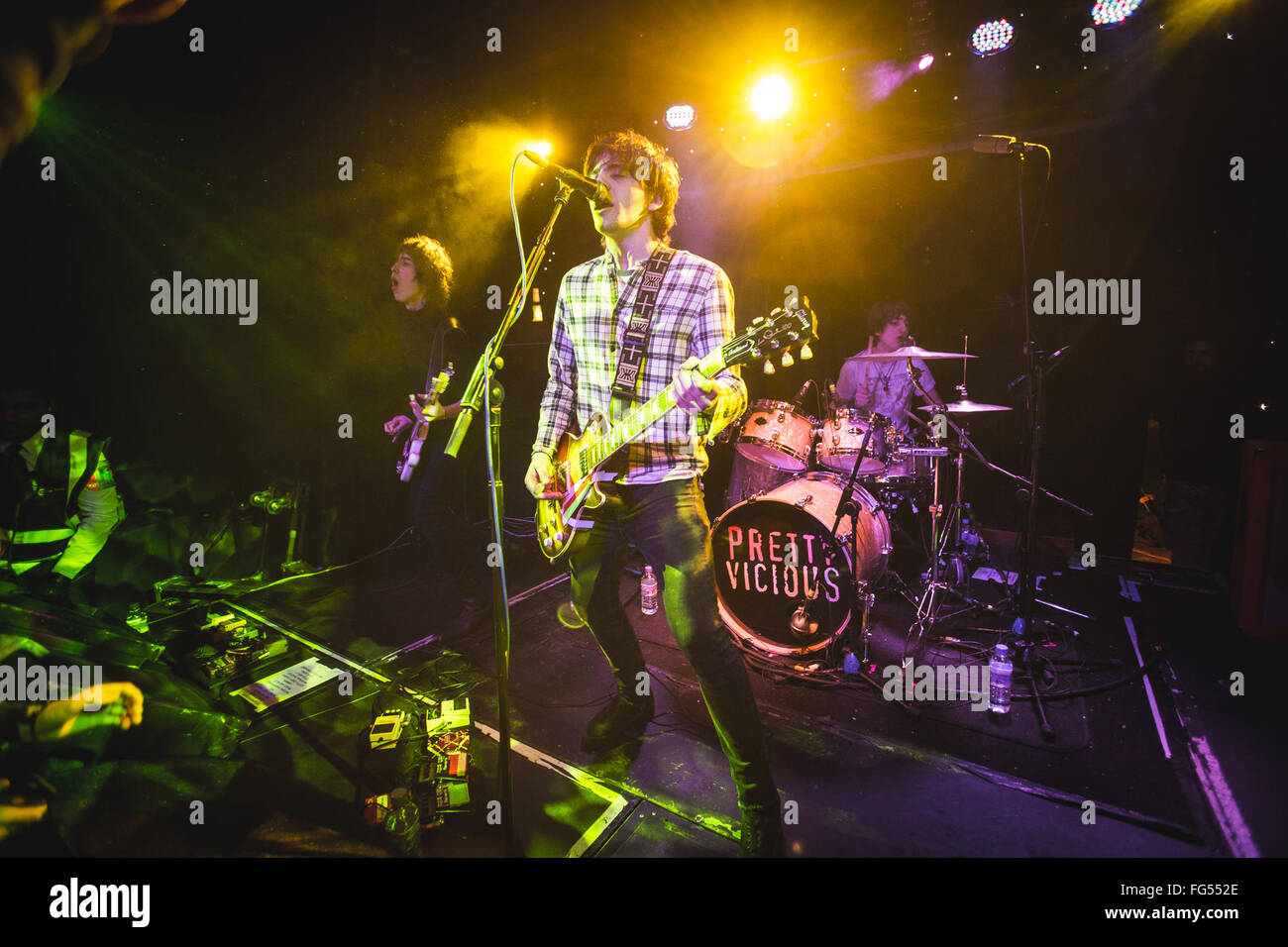 Feb. 11, 2016 - Pretty Vicious perform live at Dingwalls in Camden as part of the NME Awards shows, 2016 © Myles Wright/ZUMA Wire/Alamy Live News Stock Photo