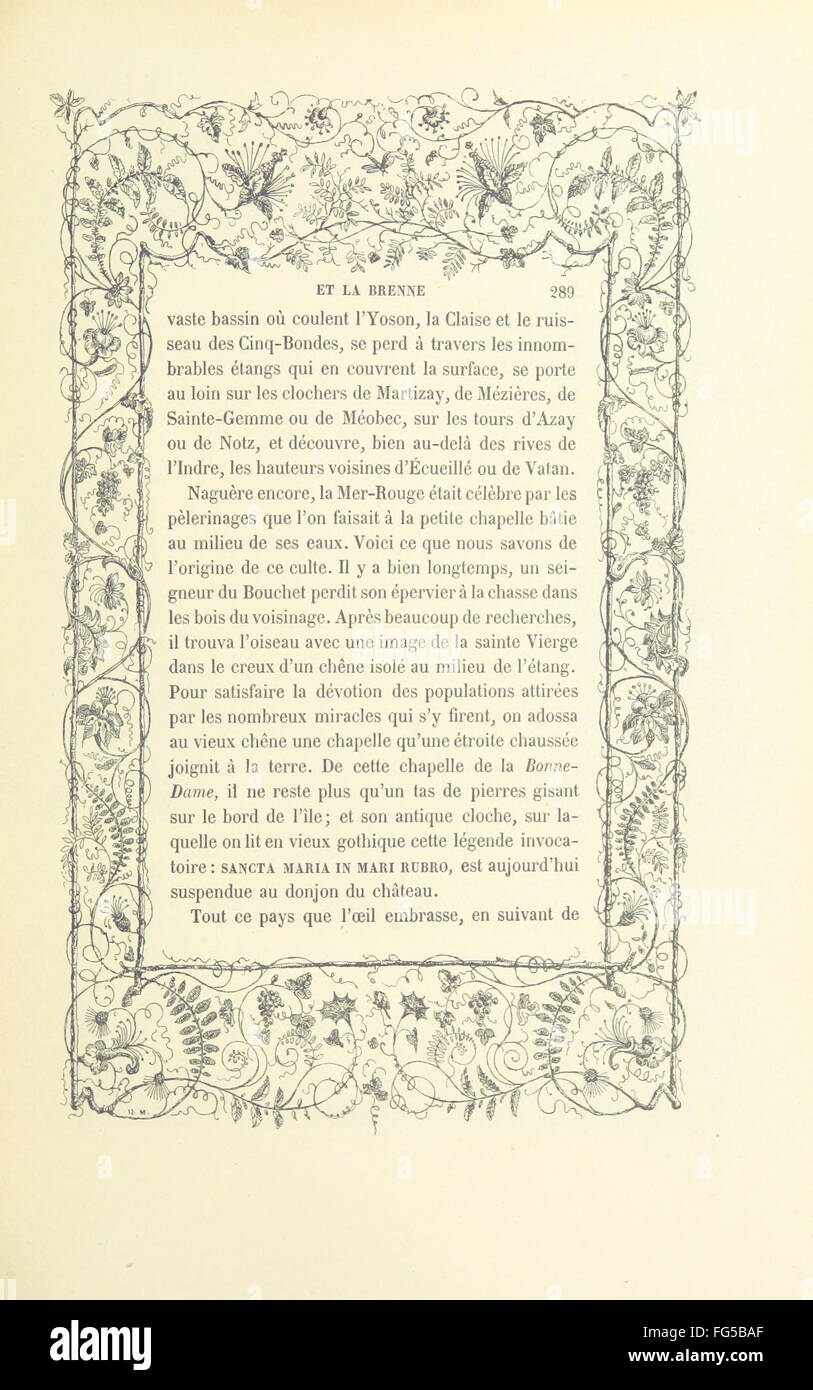 71 of 'Esquisses pittoresques sur le département de l'Indre. Texte par MM. De La Tramblais, De La Villegille, et J. de Vorys. Stock Photo