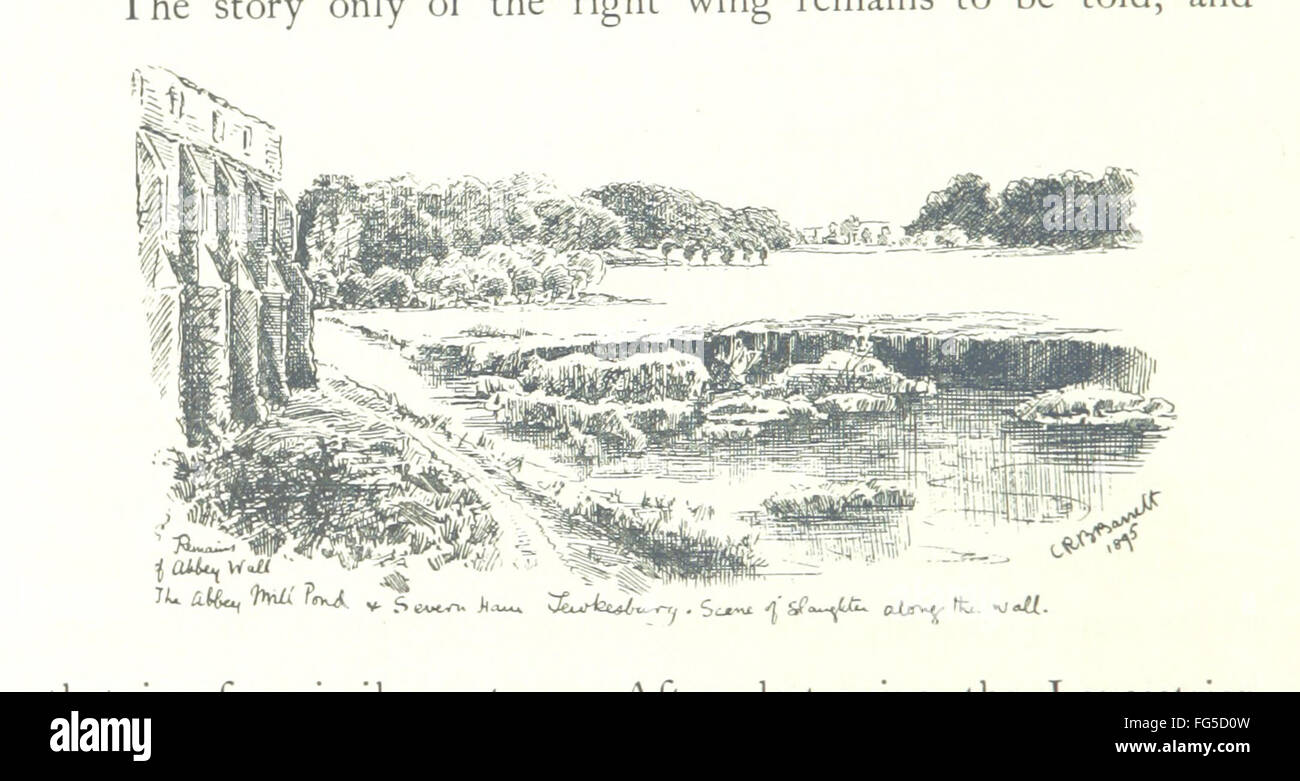 This illustrated book explores the famous battles and battlefields of England, offering a detailed analysis of key historical conflicts with contributions by H. D. Traill. Stock Photo