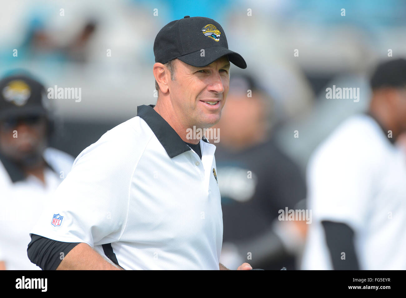 Jacksonville, FL, USA. 9th Dec, 2012. Jacksonville Jaguars head coach Mike Mularkey during an NFL game against the New York Jets at EverBank Field on Dec 9, 2012 in Jacksonville, Florida. The Jets won 17-10.ZUMA Press/Scott A. Miller. © Scott A. Miller/ZUMA Wire/Alamy Live News Stock Photo
