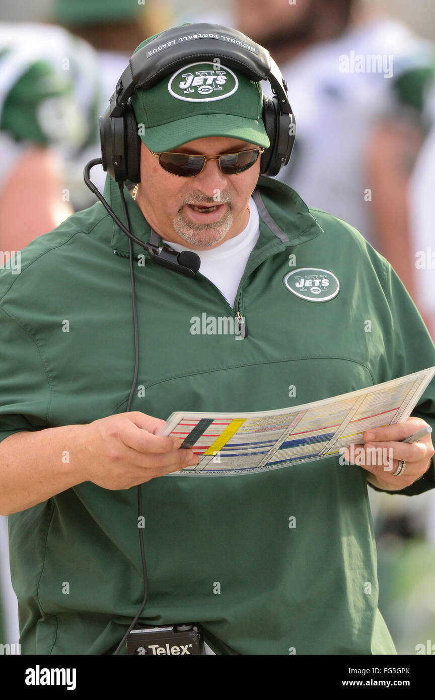 Jacksonville, FL, USA. 9th Dec, 2012. New York Jets offensive coordinator Tony Sparano during an NFL game against the Jacksonville Jaguars at EverBank Field on Dec 9, 2012 in Jacksonville, Florida. The Jets won 17-10.ZUMA Press/Scott A. Miller. © Scott A. Miller/ZUMA Wire/Alamy Live News Stock Photo
