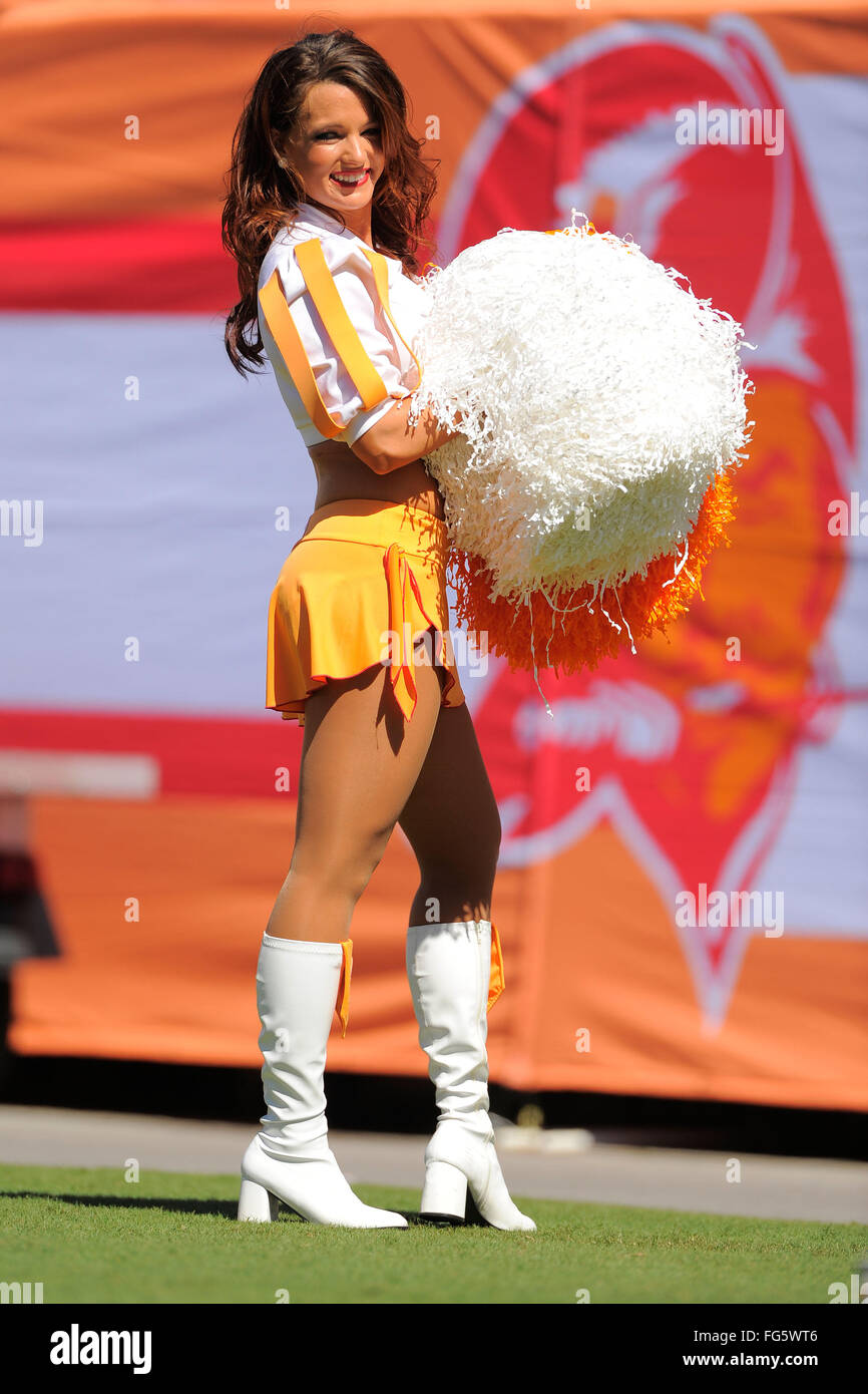 Tampa, FL, USA. 21st Oct, 2012. Tampa Bay Buccaneers cheerleaders during the Bucs game against the New Orleans Saints at Raymond James Stadium on Oct. 21, 2012 in Tampa, Florida. ZUMA Press/Scott A. Miller. © Scott A. Miller/ZUMA Wire/Alamy Live News Stock Photo