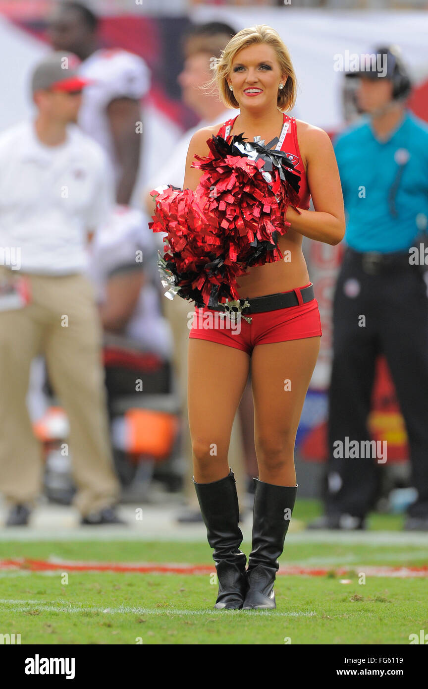 Tamap, Florida, USA. 9th Sep, 2012. Tampa Bay Buccaneers cheerleaders during the Bucs game against the Carolina Panthers at Raymond James Stadium on September 9, 2012 in Tampa, Florida. ZUMA Press/Scott A. Miller © Scott A. Miller/ZUMA Wire/Alamy Live News Stock Photo