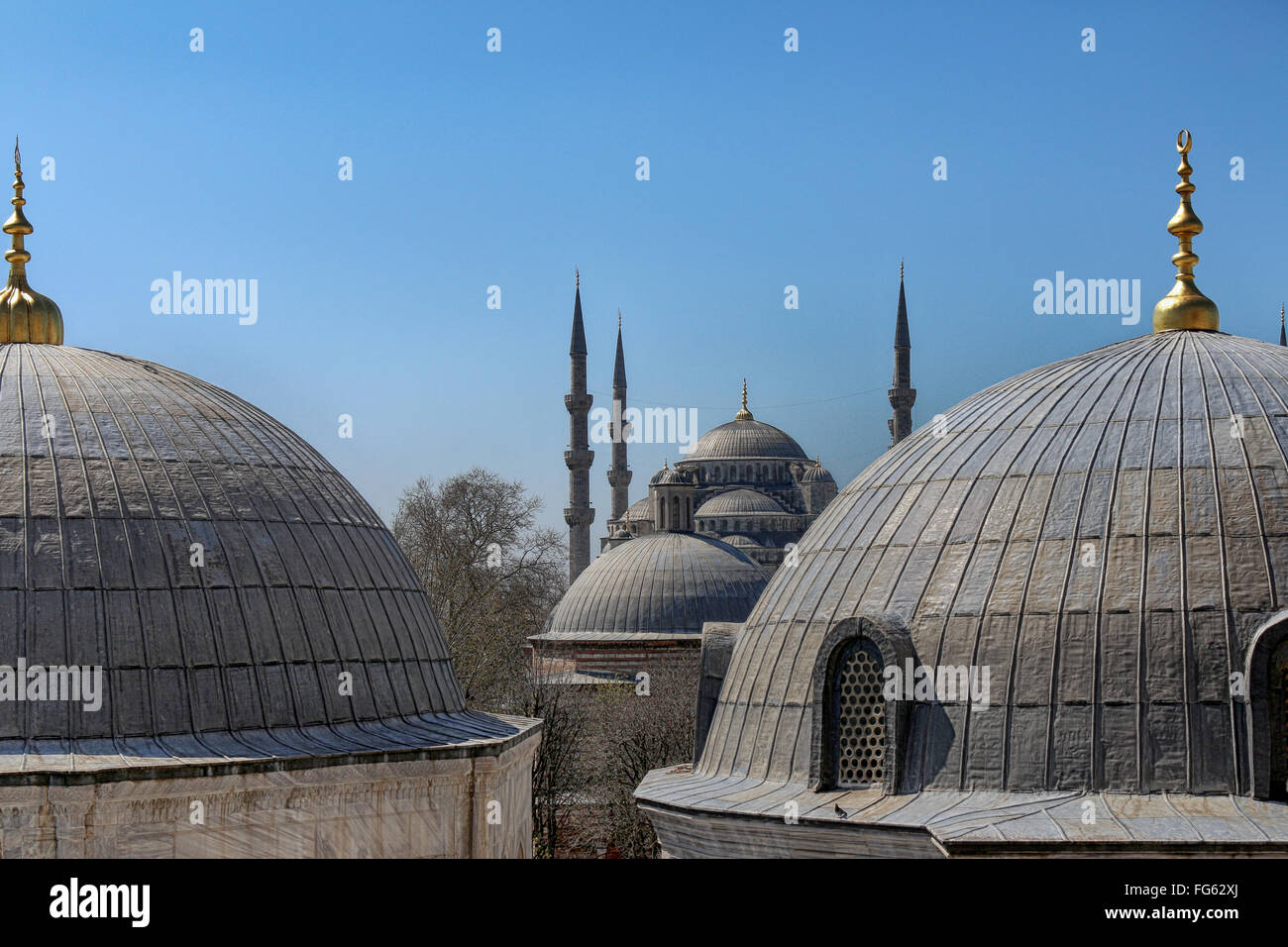 Domes Of Mosques Stock Photo Alamy