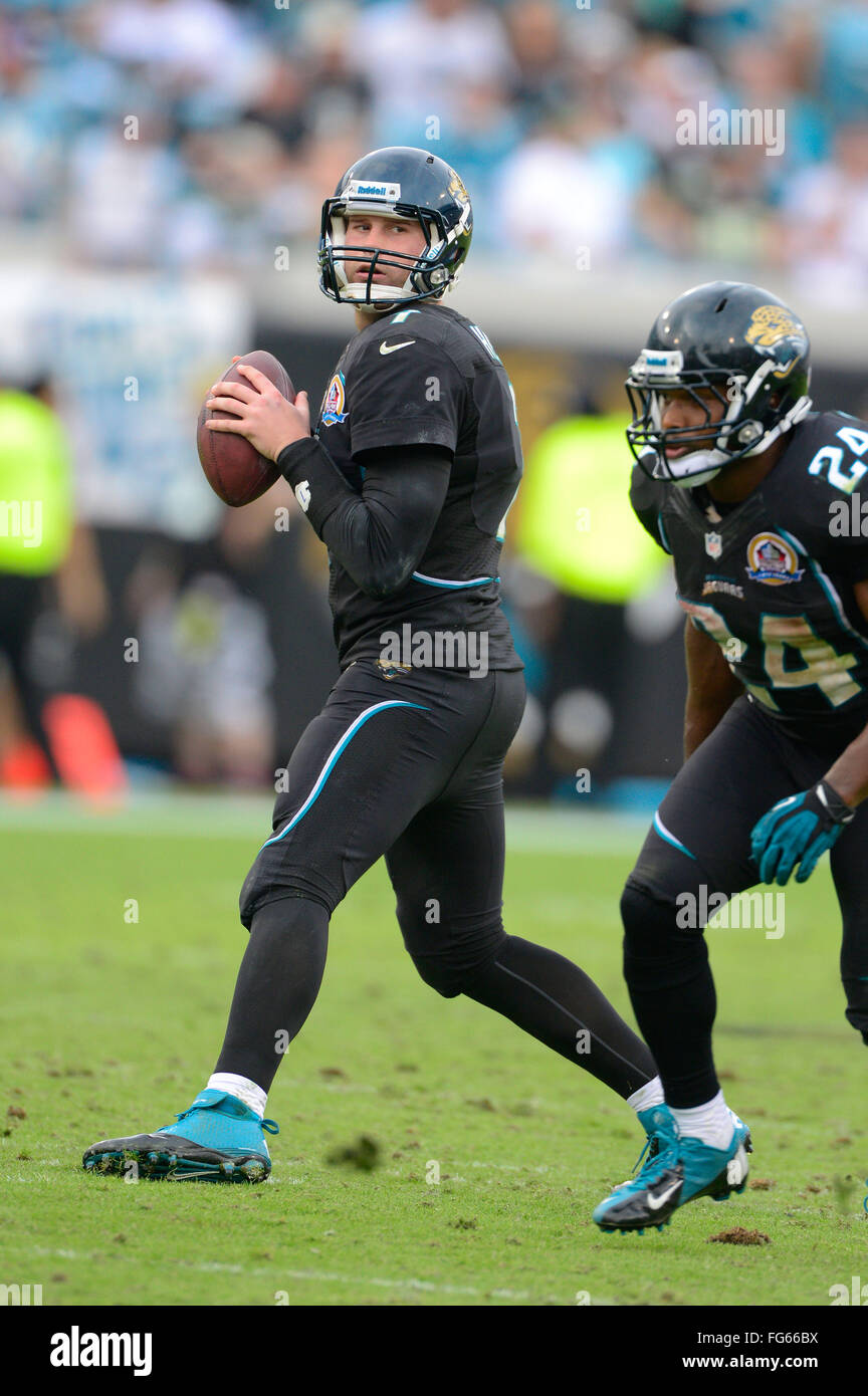 Jacksonville, FL, USA. 9th Dec, 2012. Jacksonville Jaguars quarterback Chad Henne (7) during an NFL game against the New York Jets at EverBank Field on Dec 9, 2012 in Jacksonville, Florida. The Jets won 17-10.ZUMA Press/Scott A. Miller. © Scott A. Miller/ZUMA Wire/Alamy Live News Stock Photo