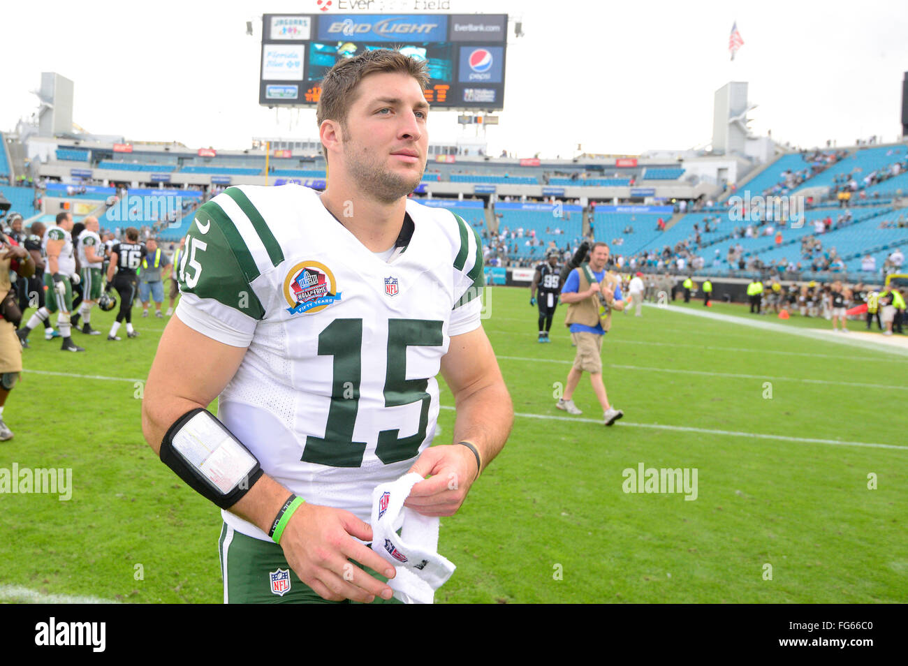 Tim tebow jets hi-res stock photography and images - Page 2 - Alamy