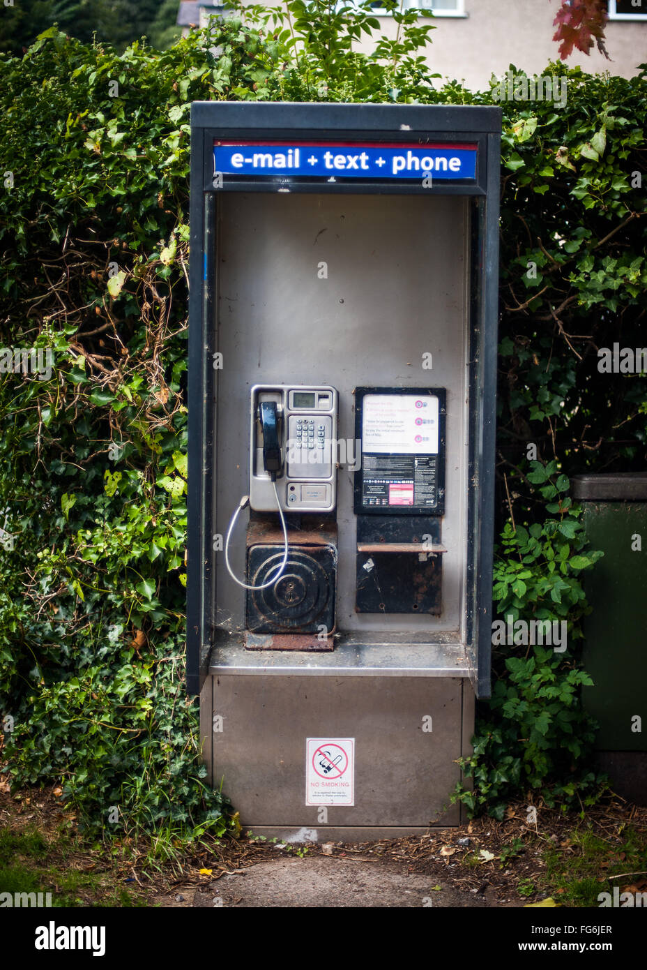 Antiquated phone box, WestonSuperMare, England Stock Photo Alamy