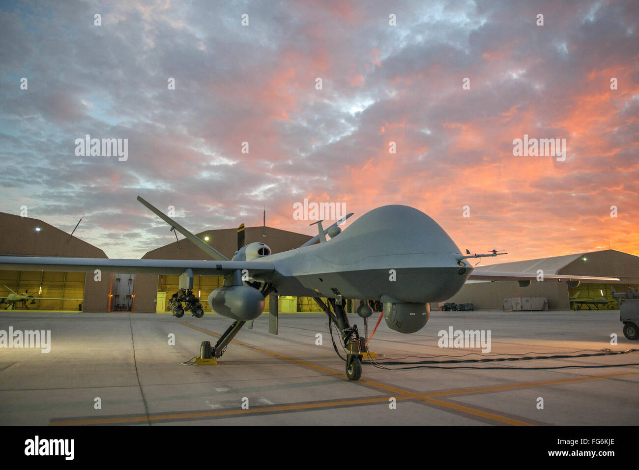 Drone, MQ-9 Reaper military drone Stock Photo