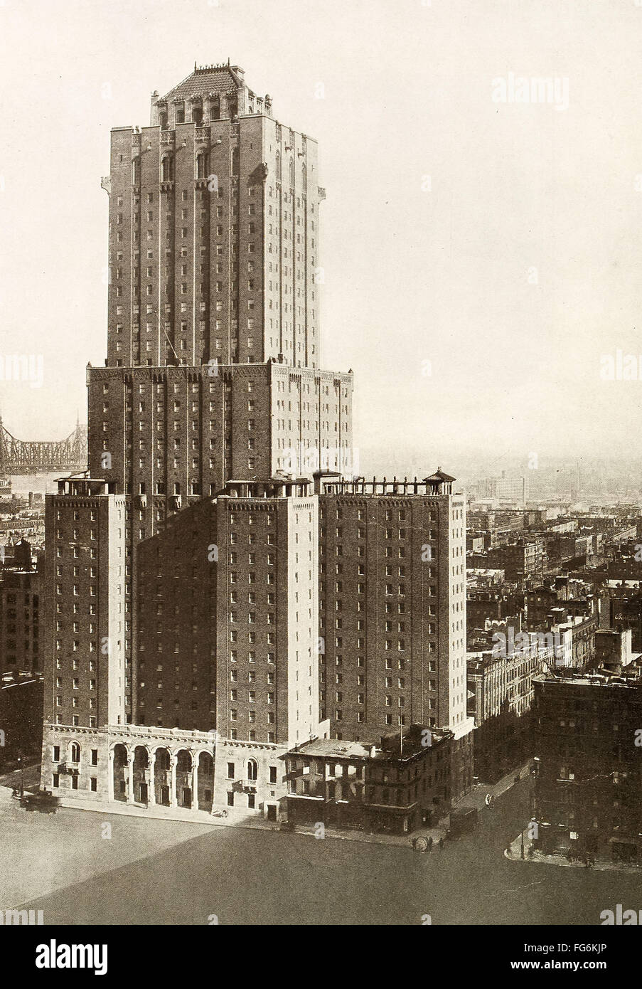 The Shelton Hotel, New York, USA circa 1924 Stock Photo Alamy