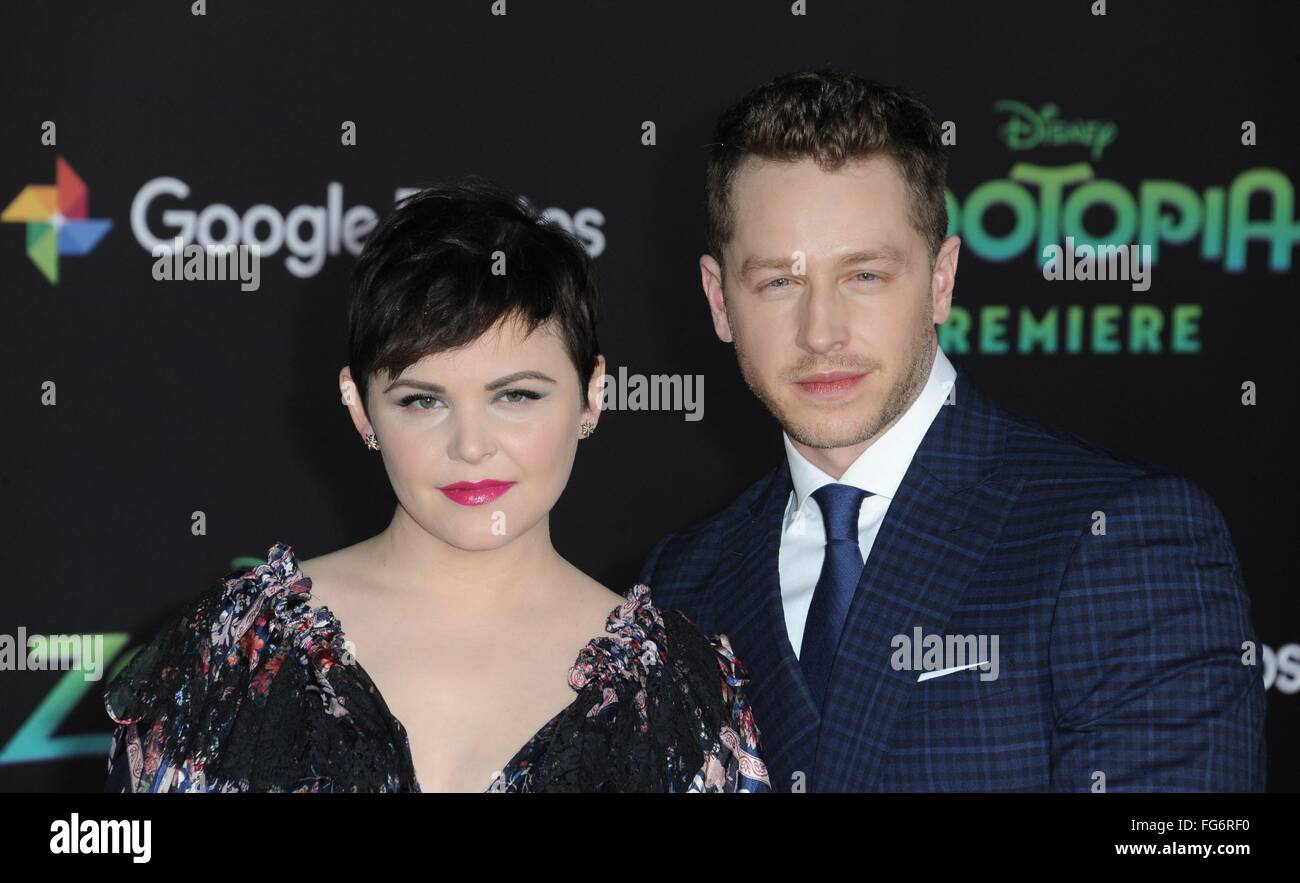 Ginnifer Goodwin, Josh Dallas at arrivals for Disney ZOOTOPIA Premiere