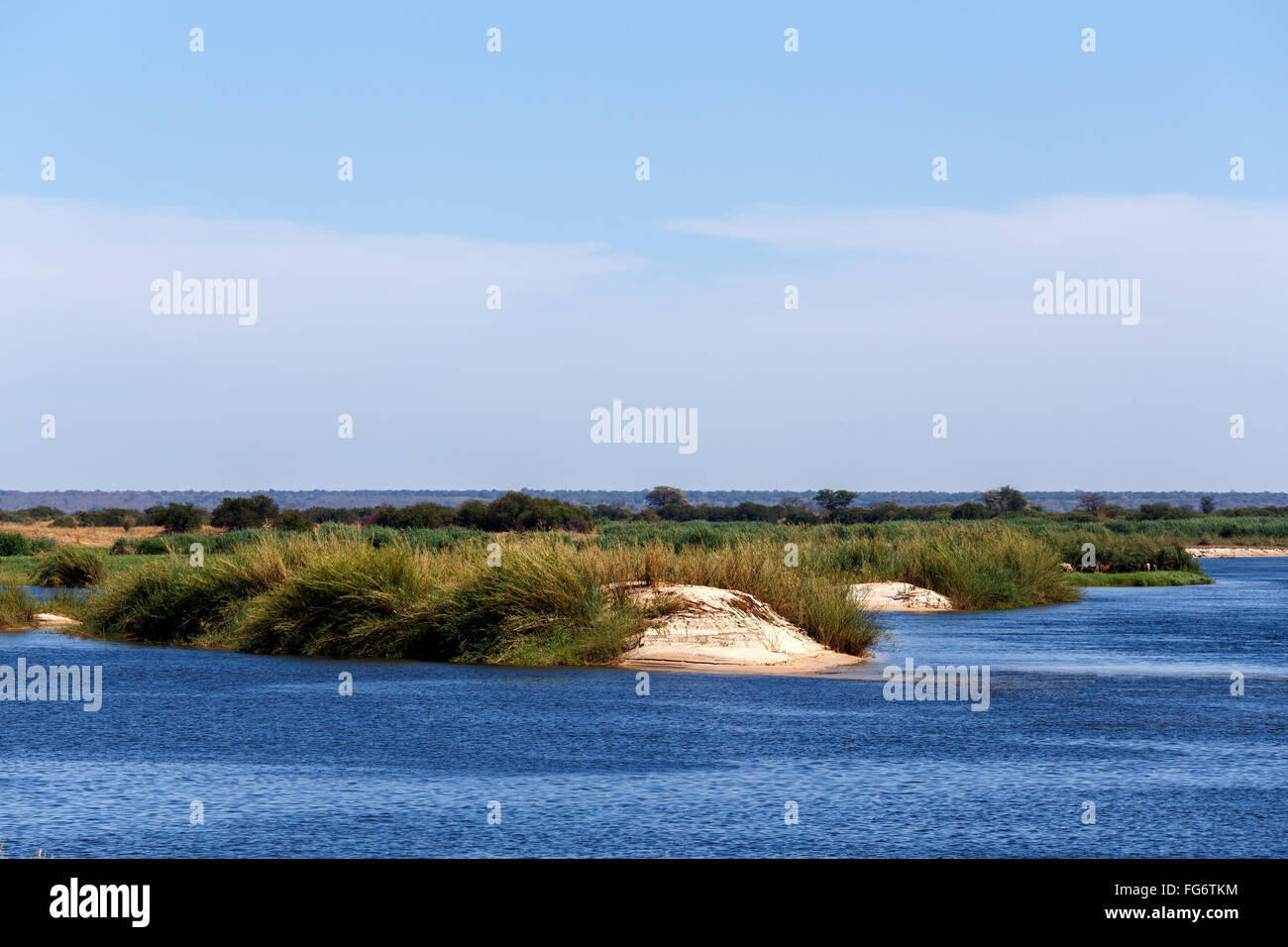bank of the Zambezi river fourthlongest river in Africa, Caprivi
