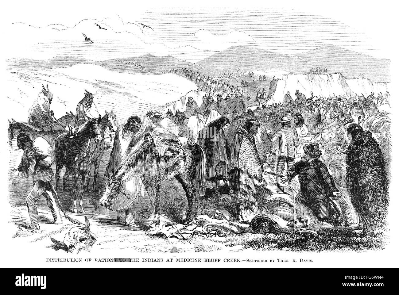 Packet Indigenous Ration NATIVE AMERICAN RATIONS. /nDistribution of rations to Comanche Native ...