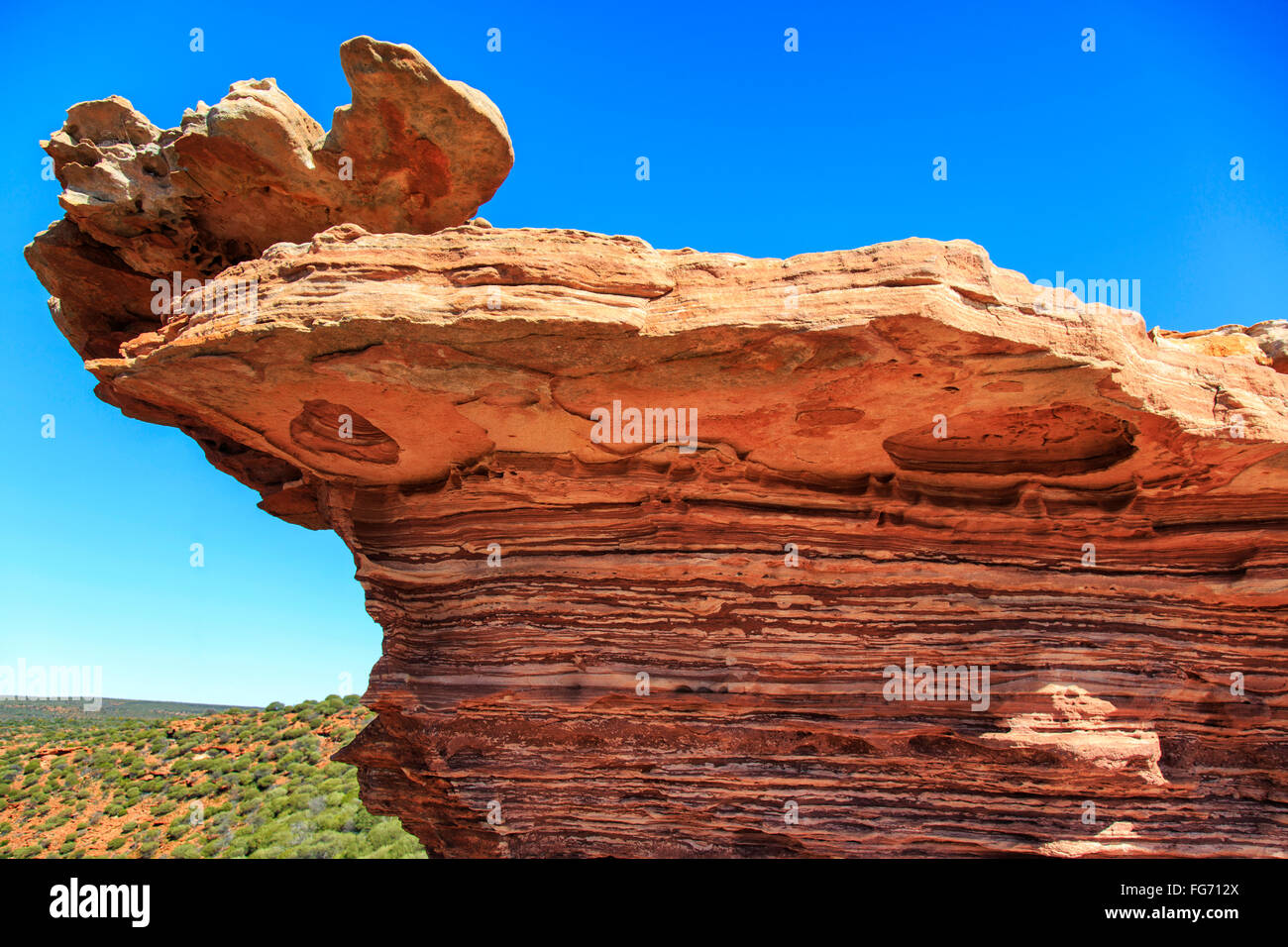 Rock formation, Kalbarri National Park, Stock Photo