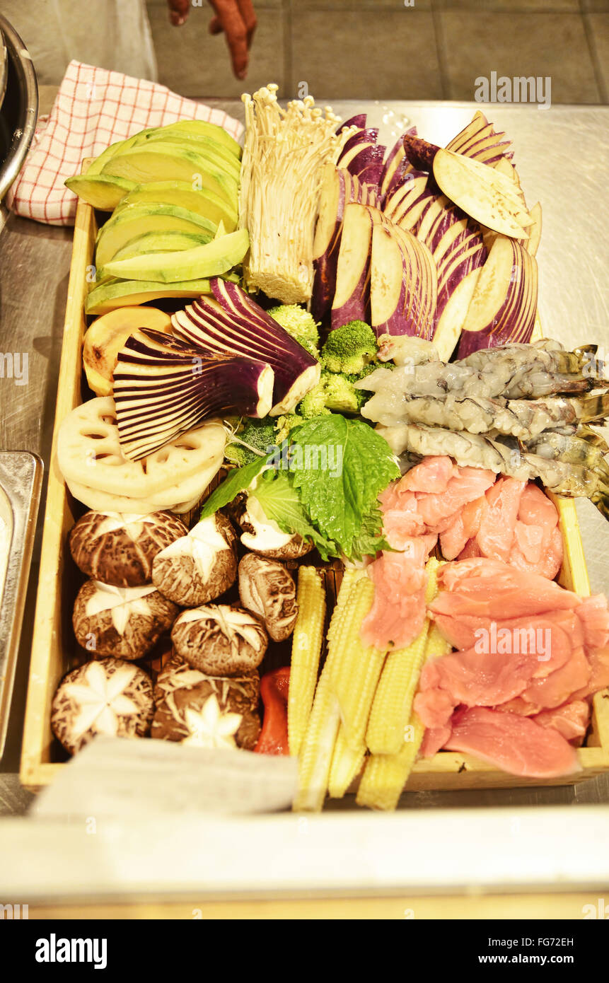 Preparation for frying Tempura Stock Photo - Alamy