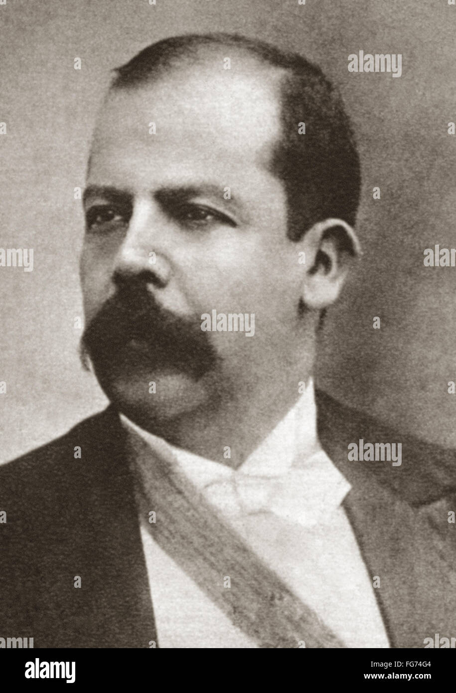 MANUEL ESTRADA CABRERA /n(18571924). President of Guatemala, 18981920