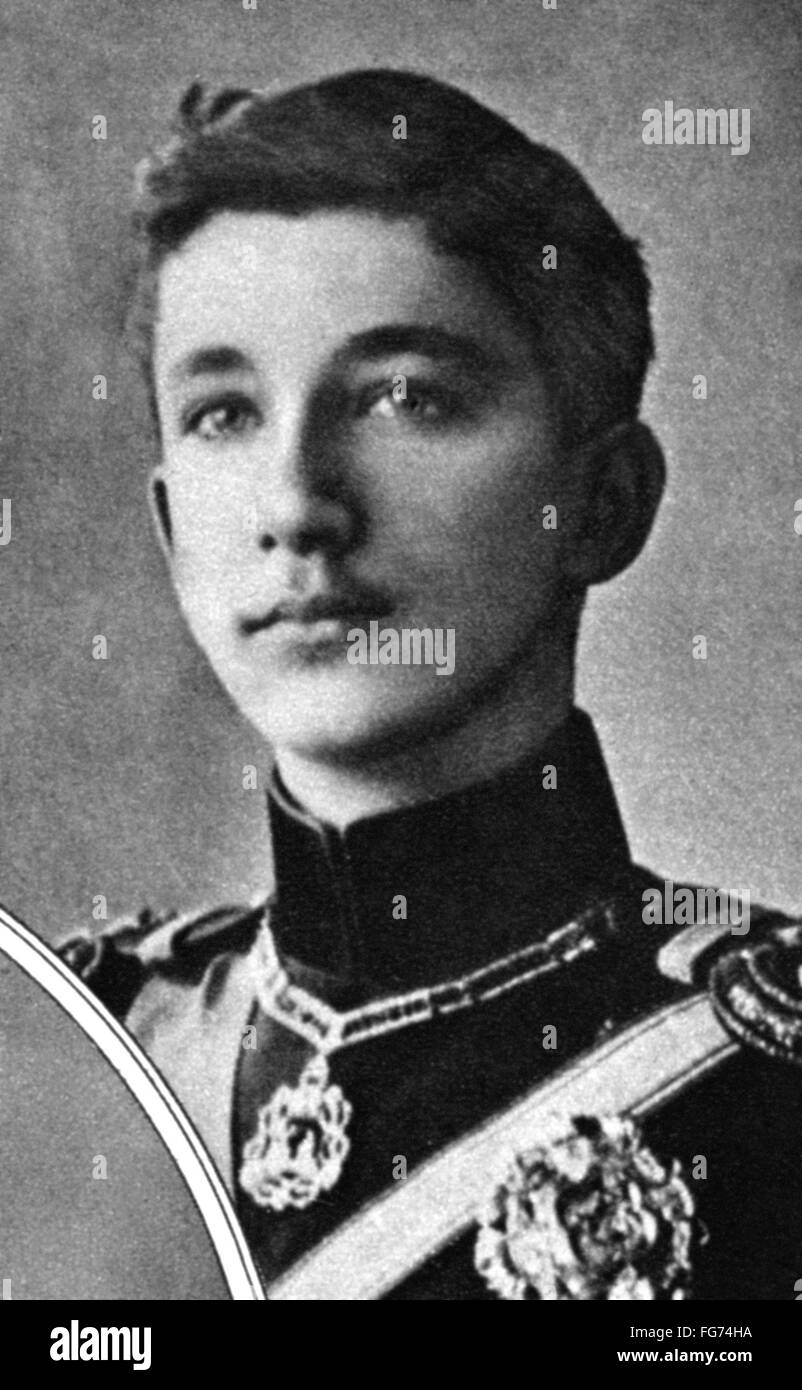 BORIS III OF BULGARIA /n(1894-1943). Tsar of Bulgaria, 1918-1943 ...