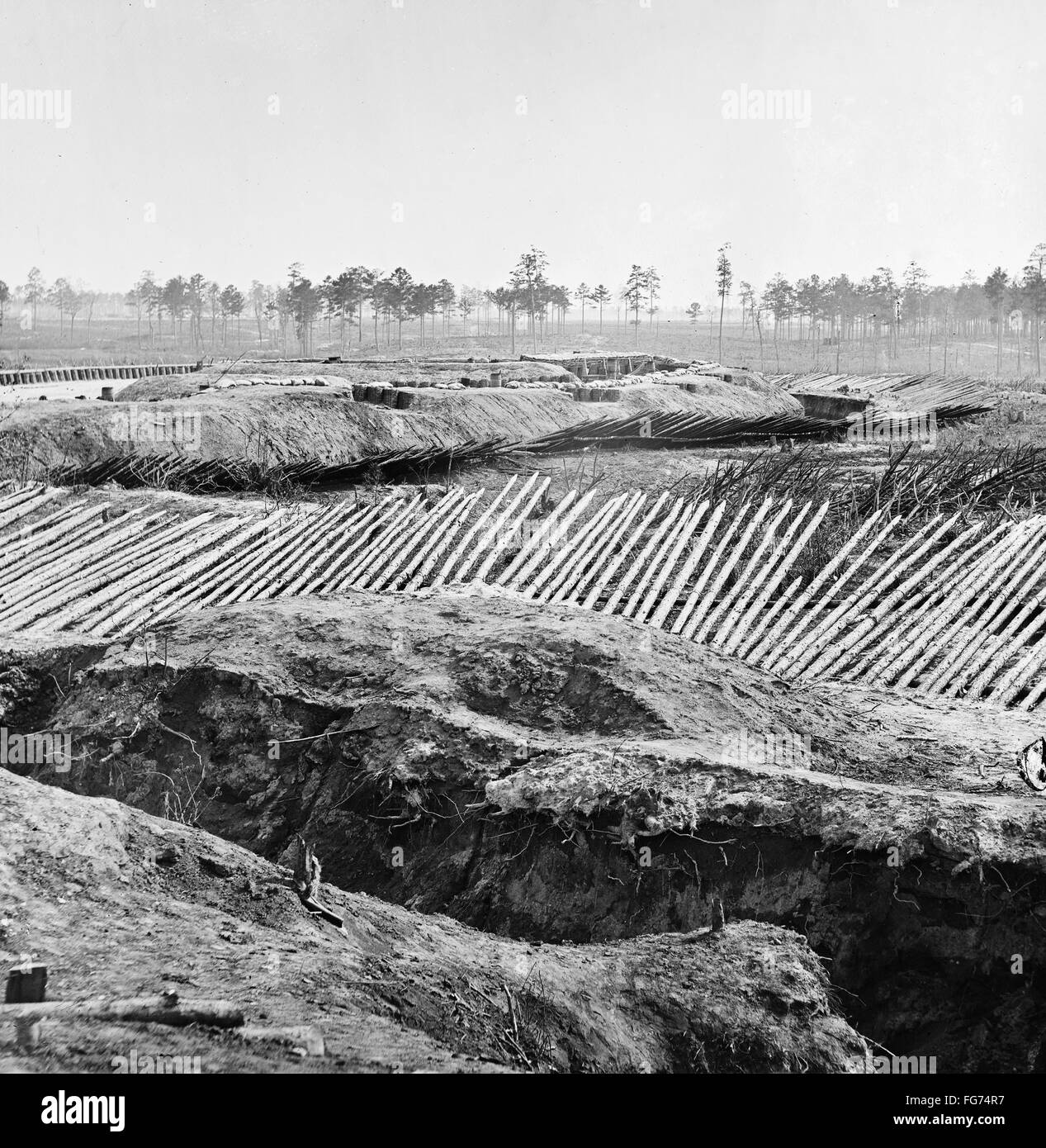 A portion of the Union Defenses at Petersburg Virginia were called Fort