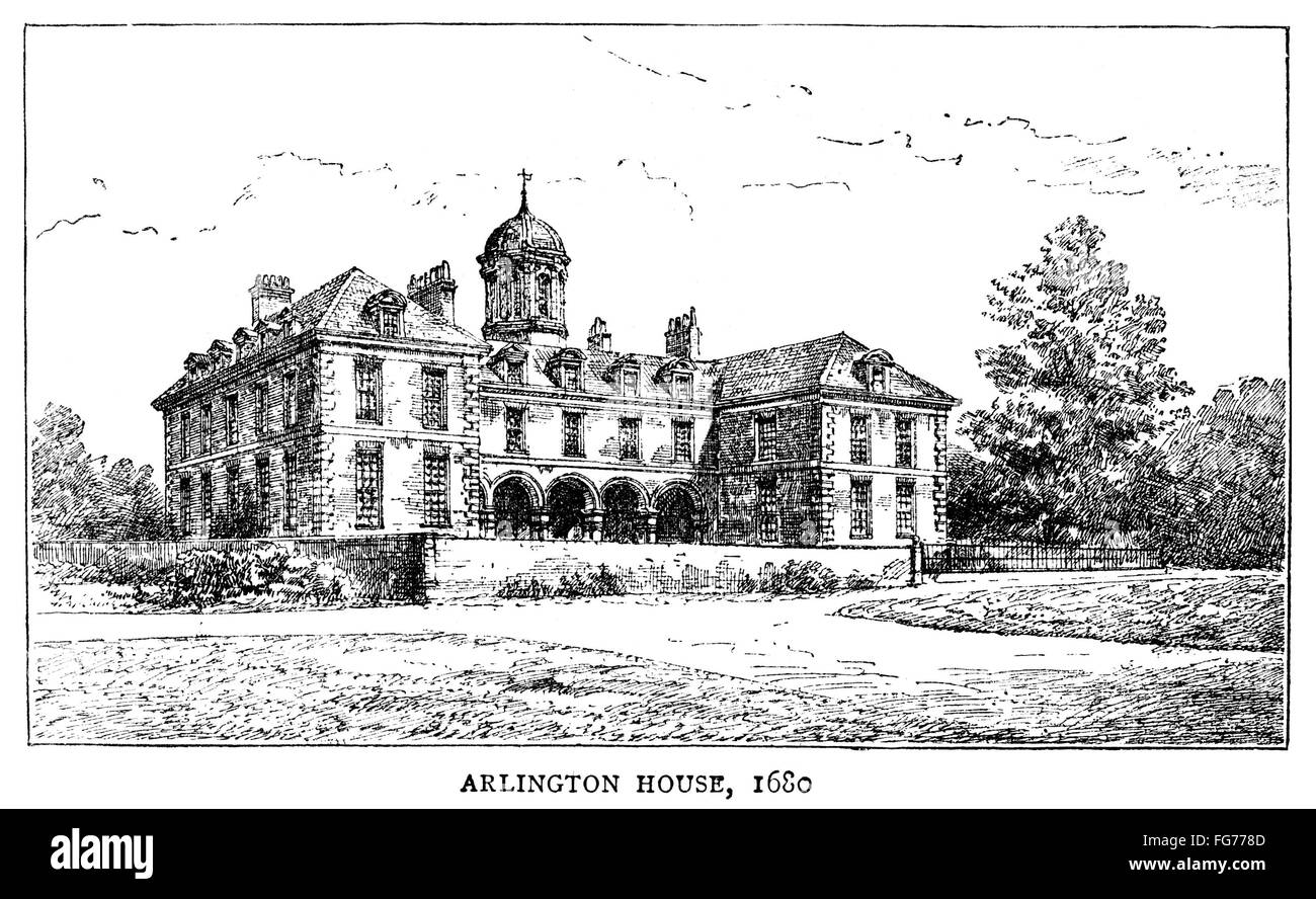 LONDON ARLINGTON HOUSE. /nArlington House, where Buckingham Palace now
