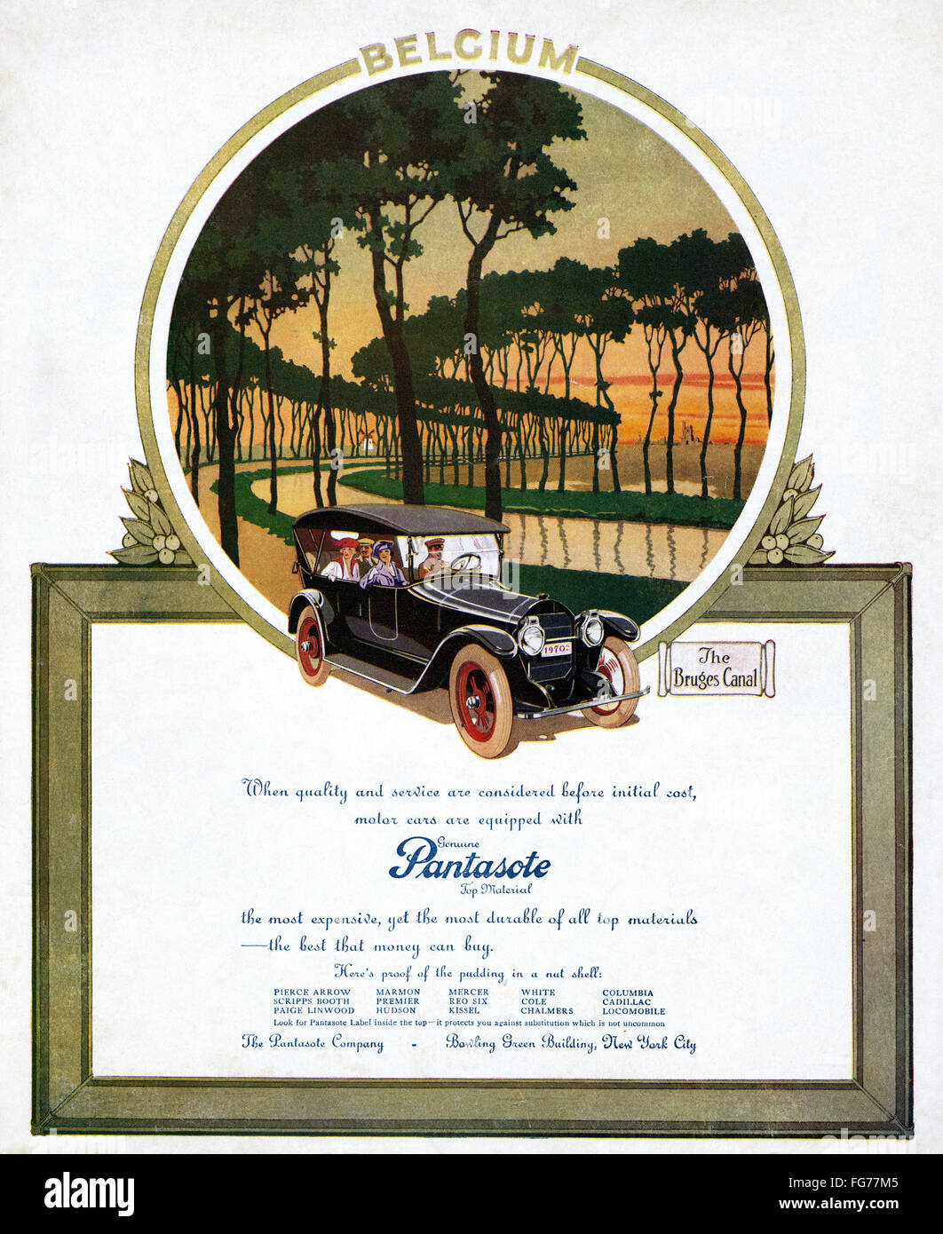 AD THE PANTASOTE COMPANY. /nAmerican advertisement for Pantasote Top