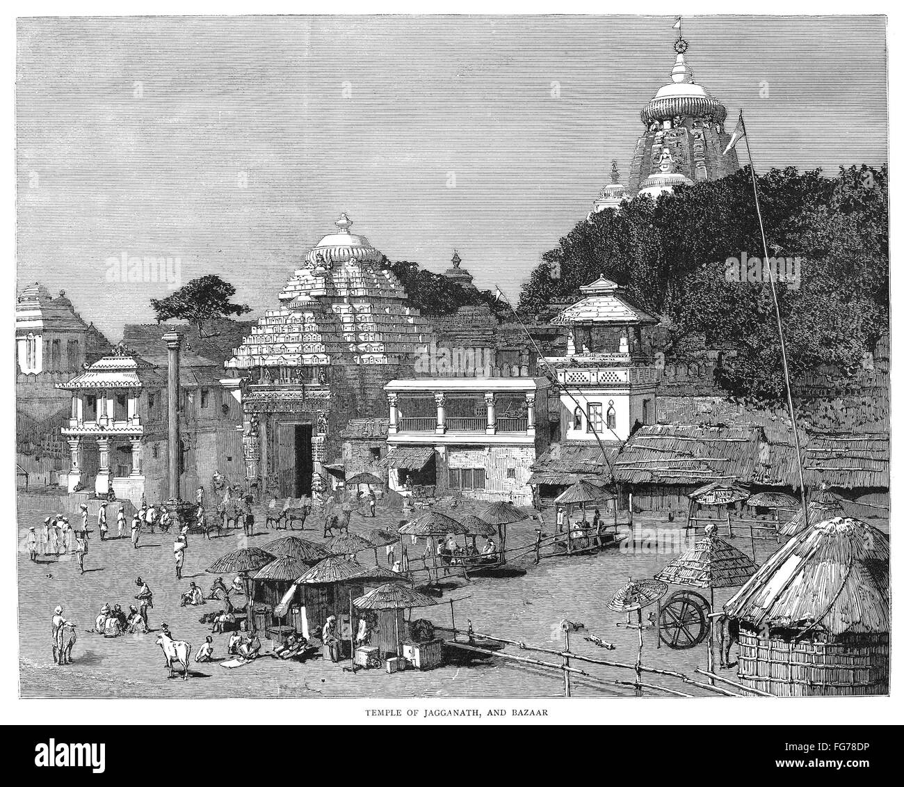 INDIA JAGANNATH TEMPLE. /nThe Hindu Jagganath Temple, built in the