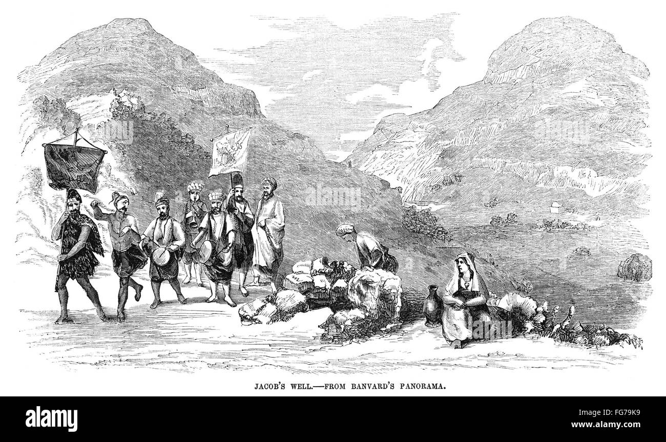 JACOB'S WELL, 1854. /nJacob's Well, also known as Jacob's Fountain or