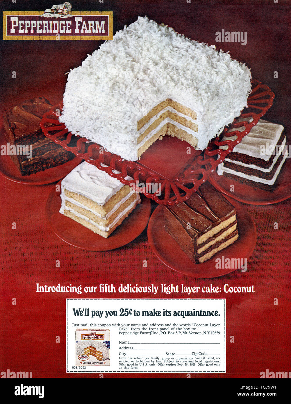 Ad Pepperidge Farm 1968 Namerican Advertisement For Pepperidge Farm