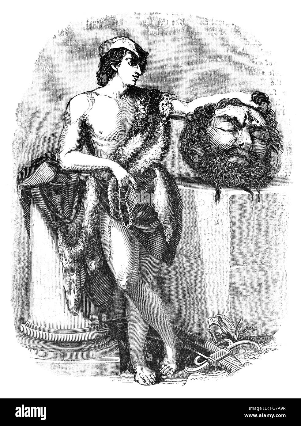 King David D 973 B C Nking Of Judah And Israel David With The Stock Photo Alamy