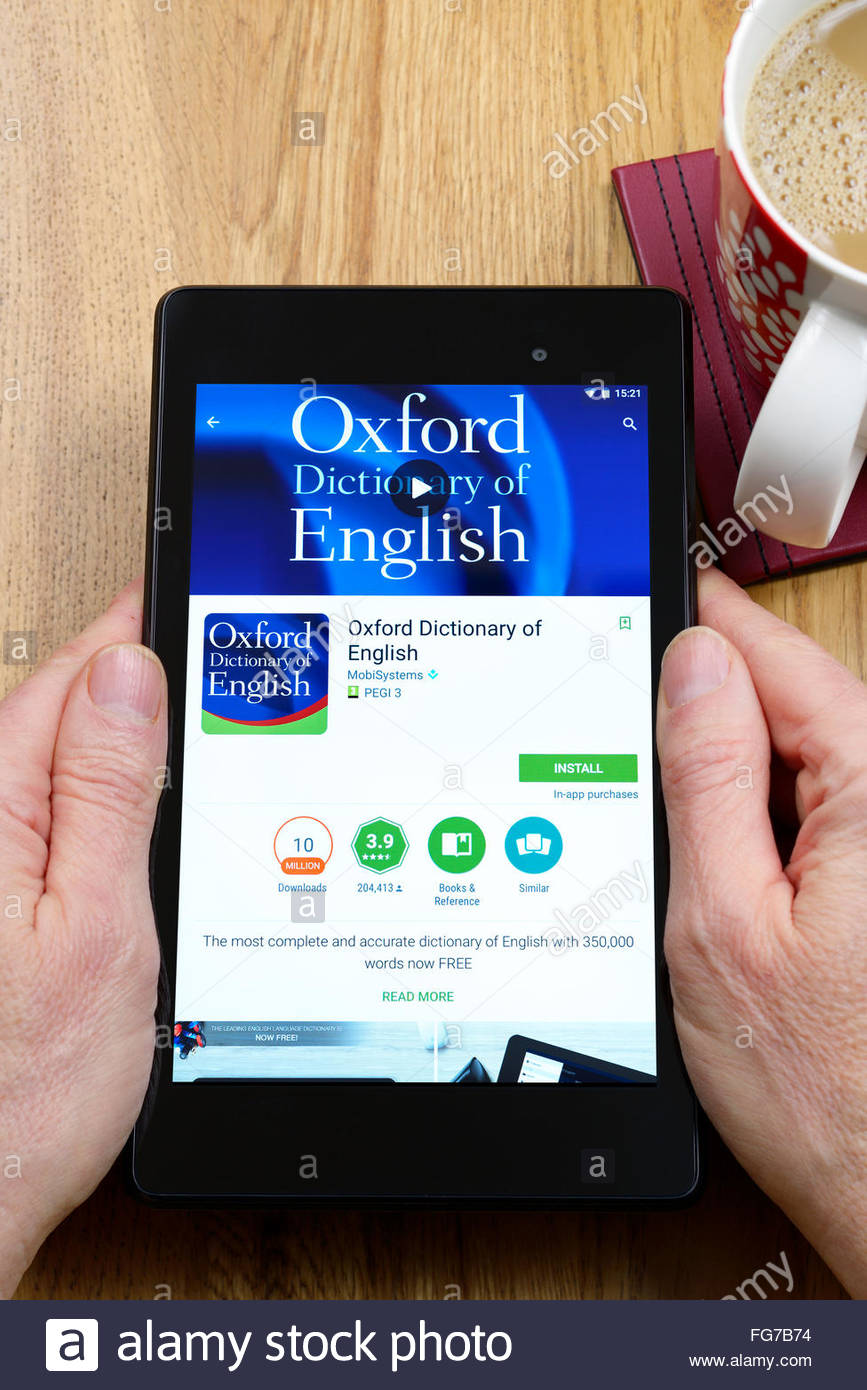 Oxford English Dictionary High Resolution Stock Photography and Images
