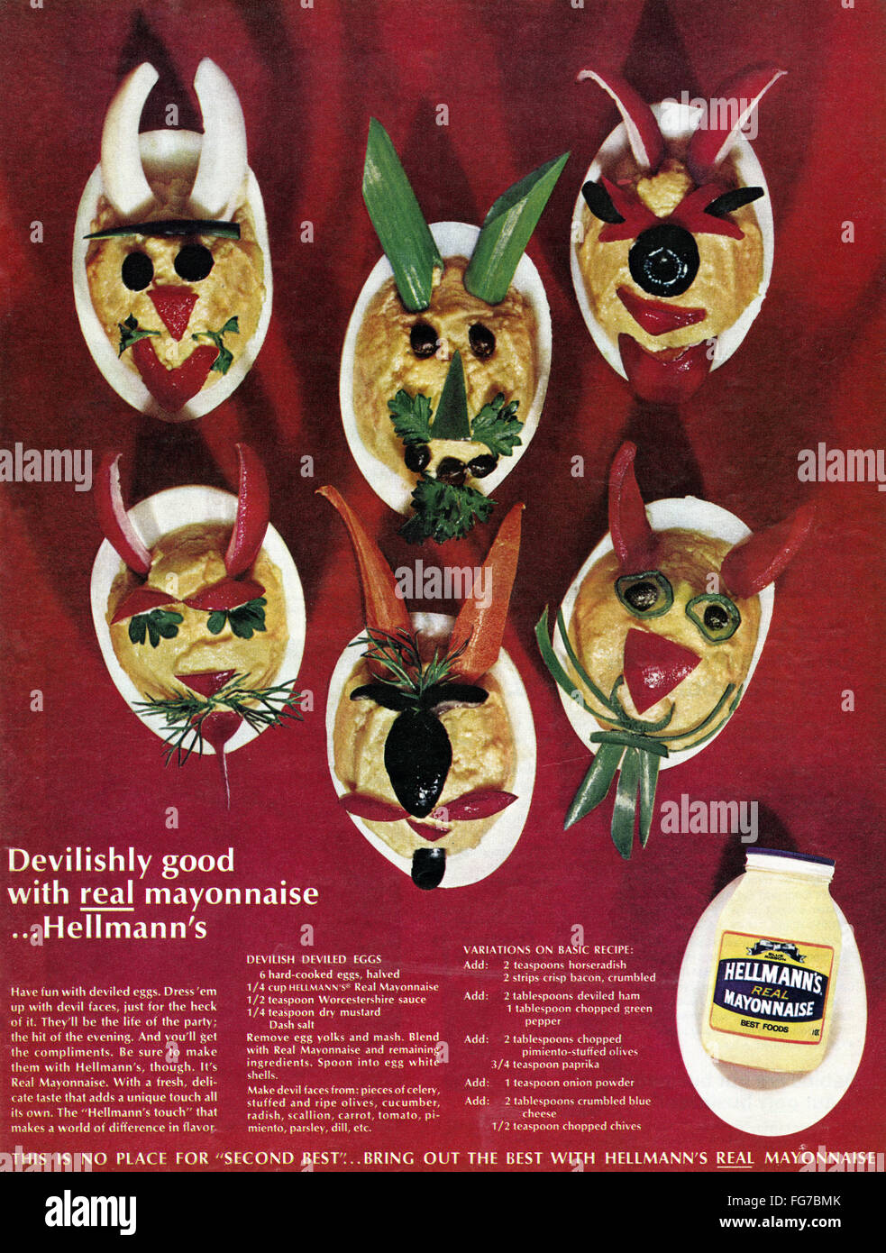 AD HELLMANN'S MAYONNAISE. /nAmerican advertisement for Hellmann's