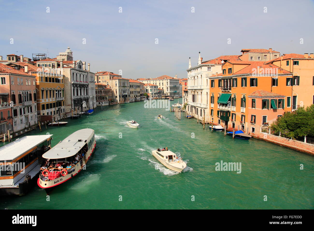 geography / travel, Italy, Venice, Canal Grande, view from the
