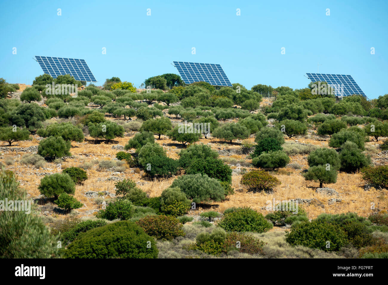 Griechenland, Kreta, bei Vrouchas nördlich von Agios Nikolaos Stock Photo