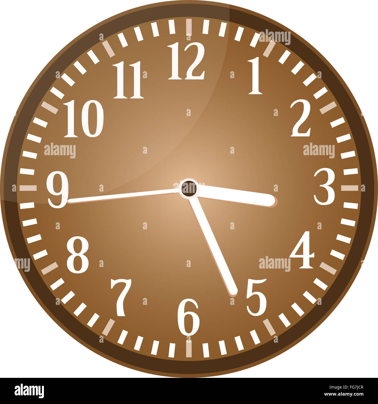 Vintage clock grunge isolated on background vector Stock Photo - Alamy