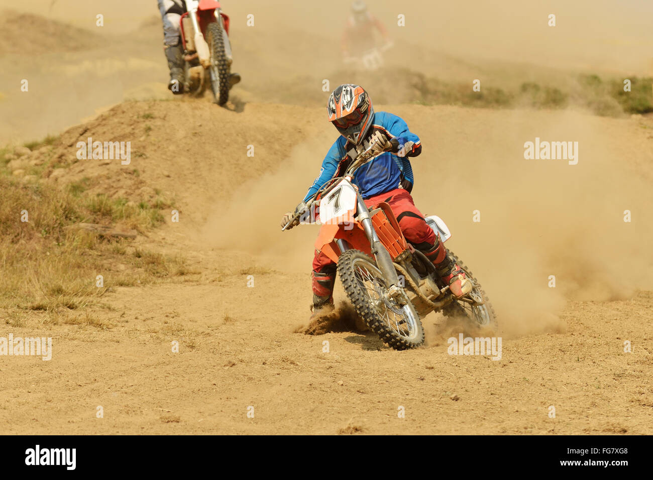 motocross bike Stock Photo
