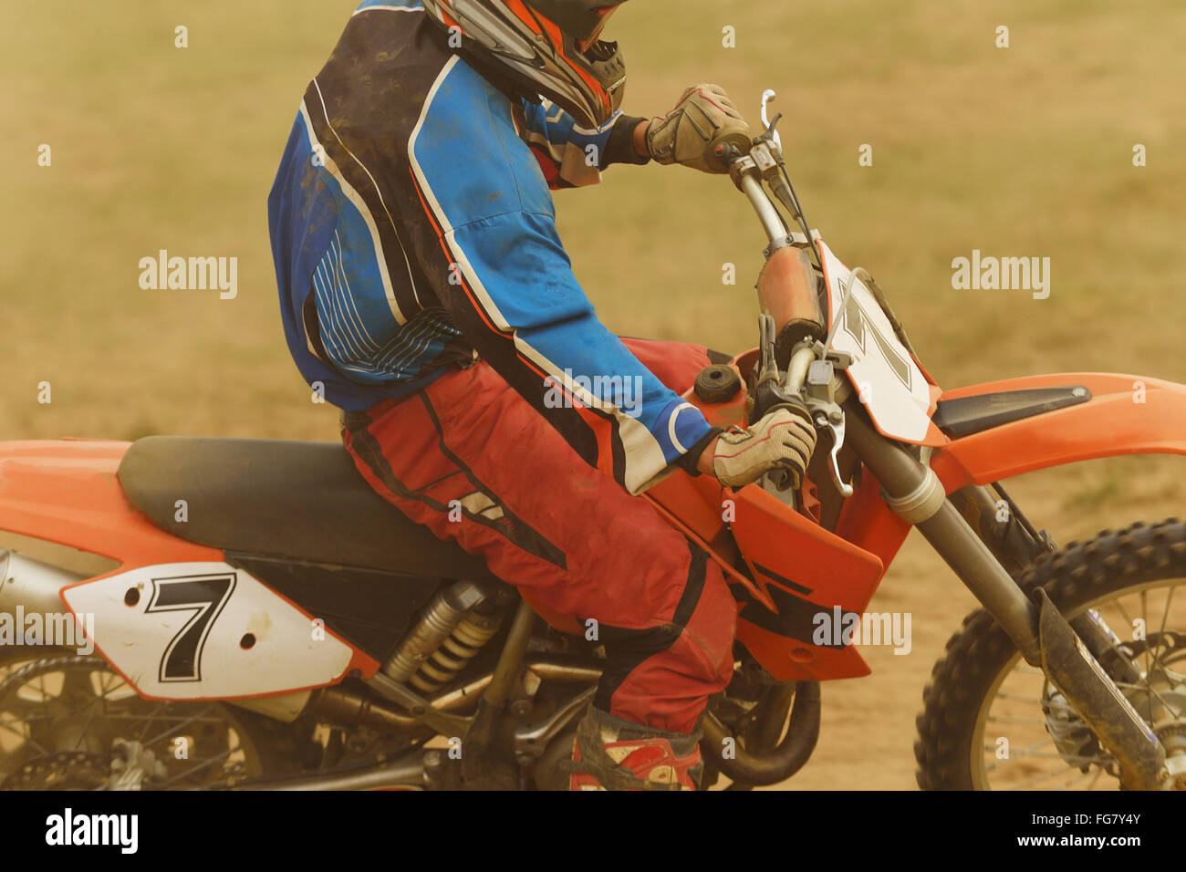 motocross bike Stock Photo
