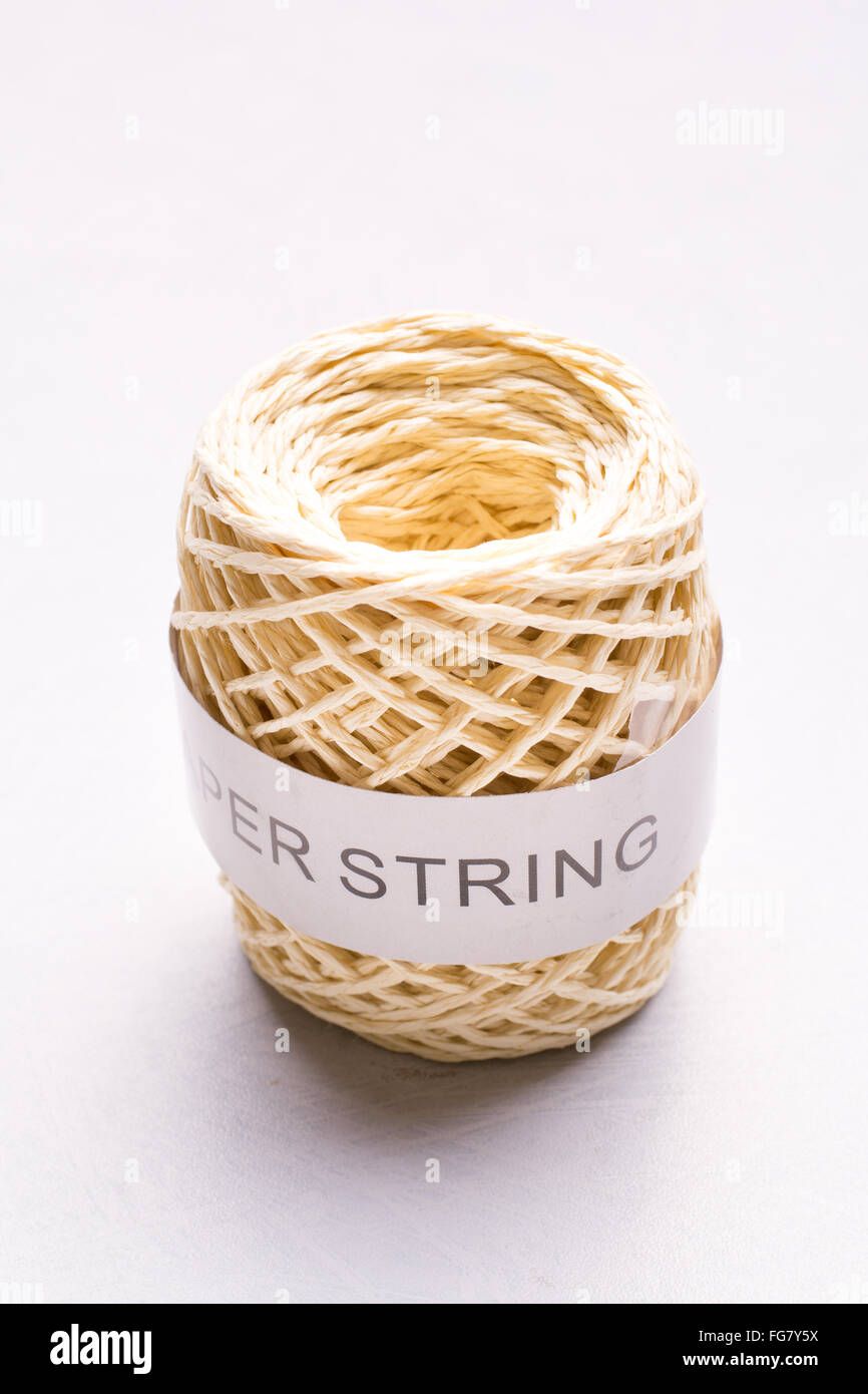 Ball of string paper for gift wrapping Stock Photo Alamy
