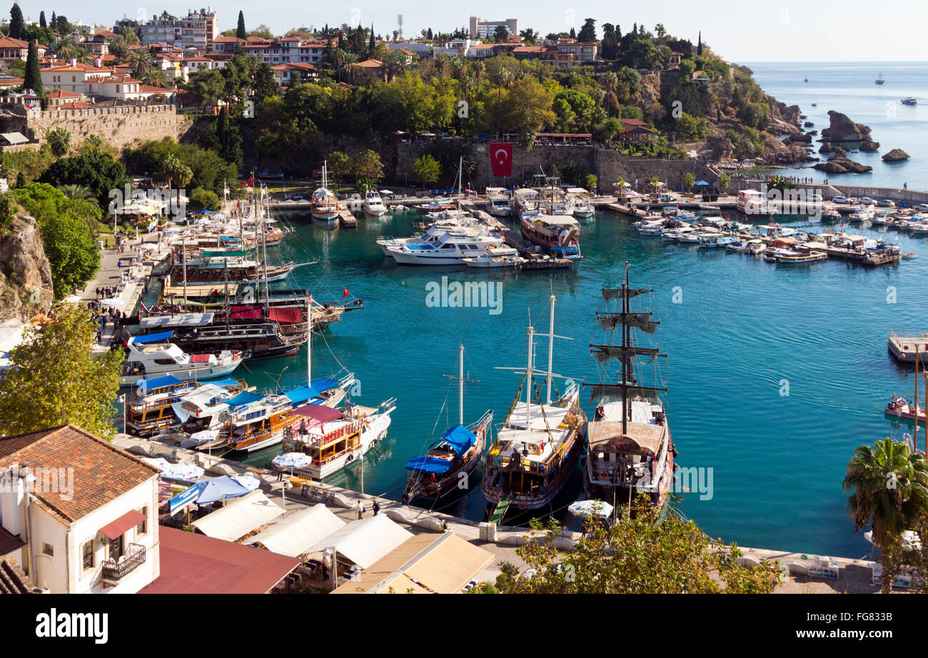 Harbour And Marina Of Antalya Turkey Stock Photo Alamy Harbour And Marina Of Antalya Turkey Stock Photo Alamy