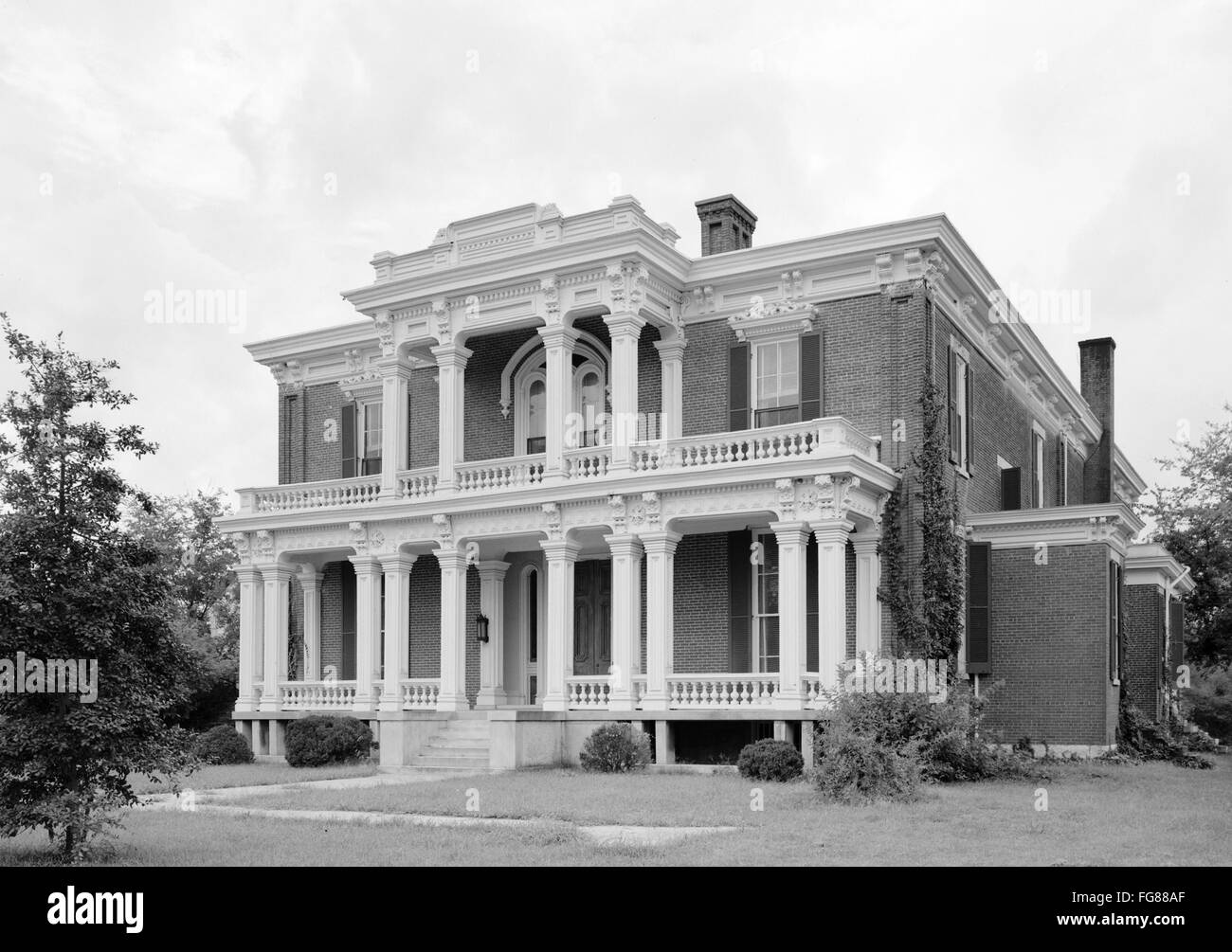 TENNESSEE MANSION, 1970. /nThe Two Rivers Mansion in Donelson