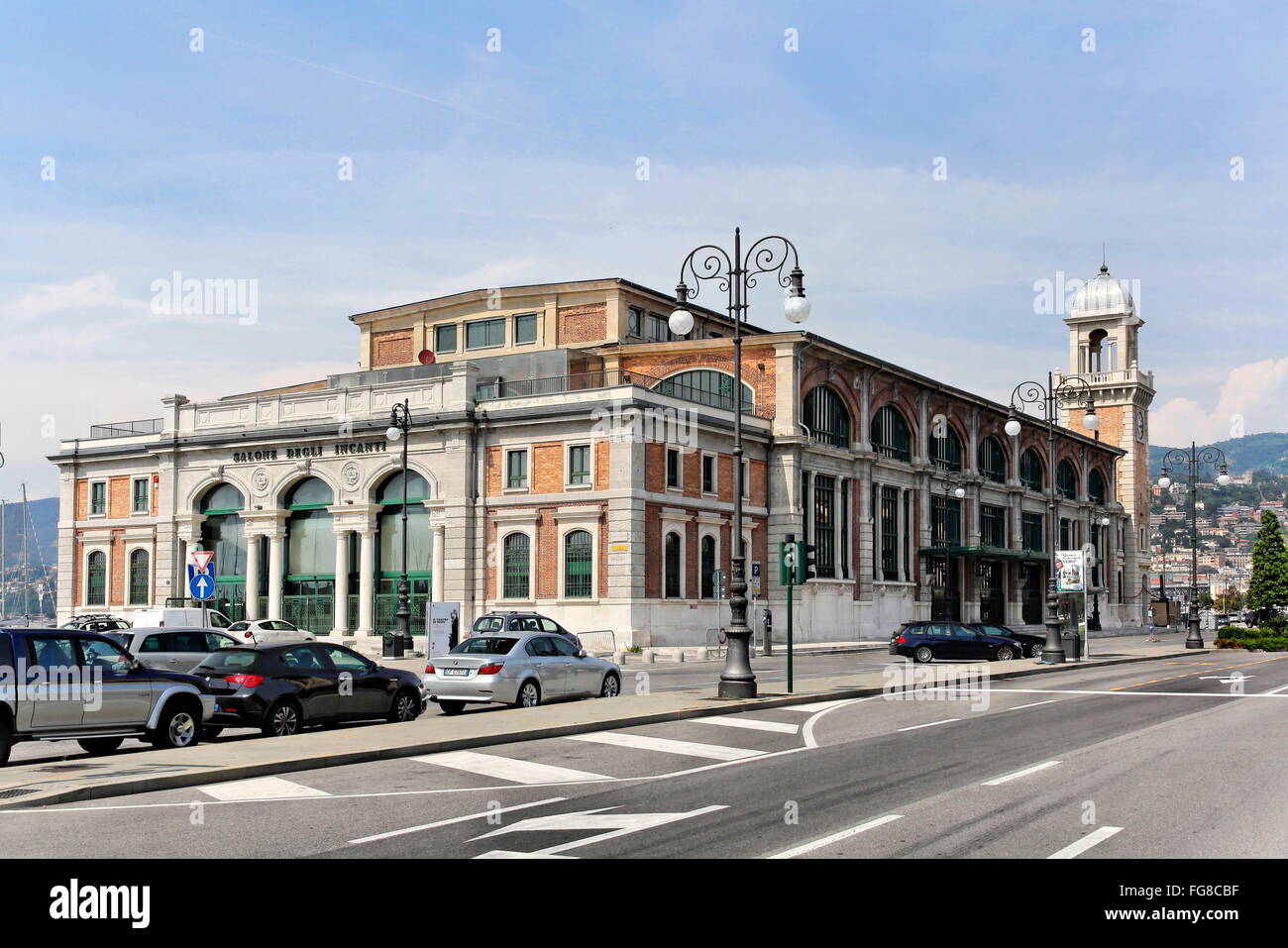 geography / travel, Italy, Friuli, Trieste, Palazzo Civico Acquario Marino (old fish market hall), Additional-Rights-Clearance-Info-Not-Available Stock Photo