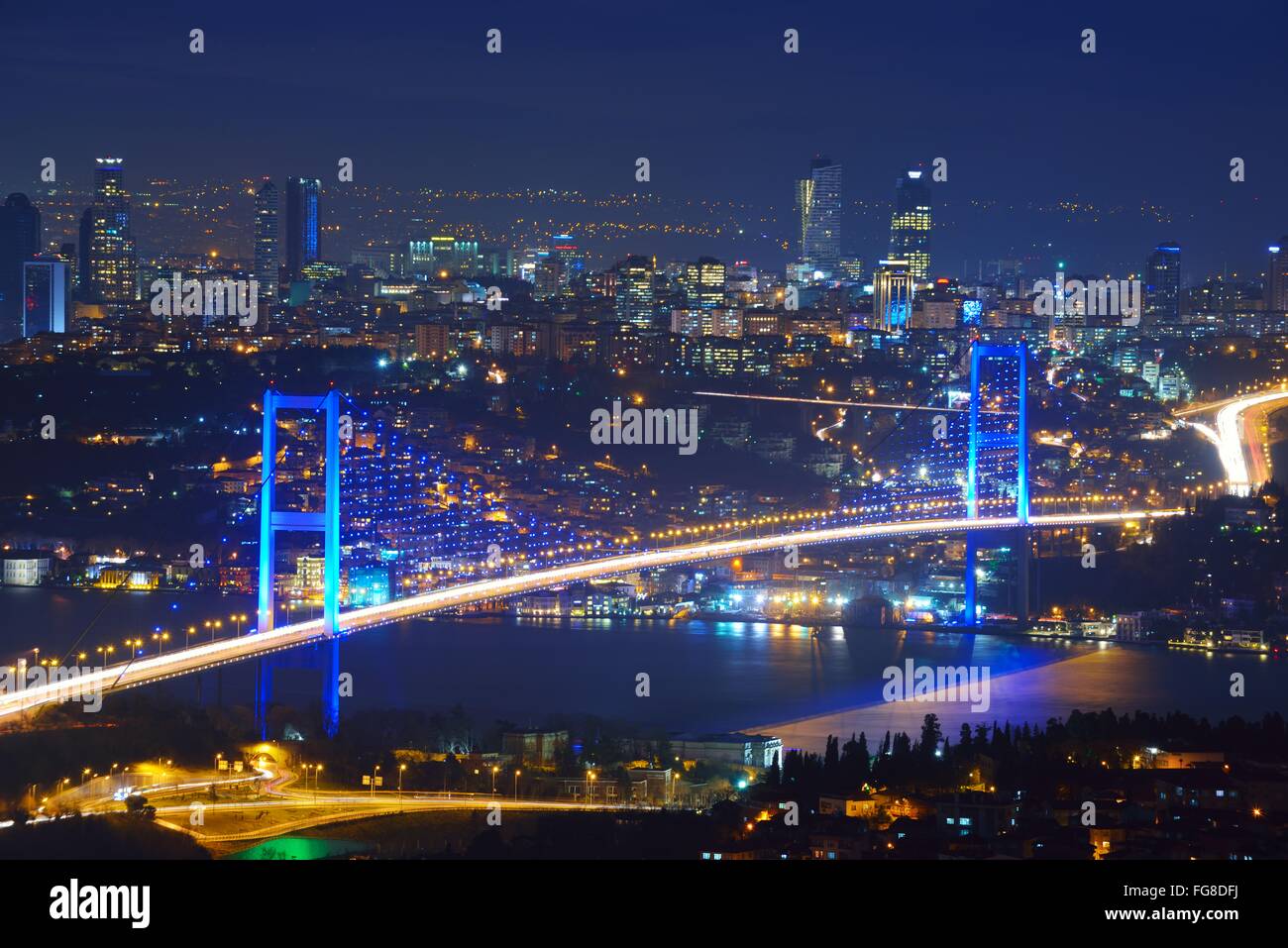 Istanbul Turkey Bosporus Bridge Stock Photo - Alamy